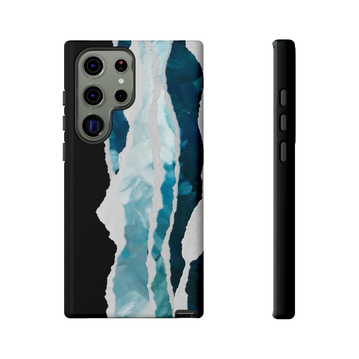 Phone Case-PAINTED WAVES | Tough-Samsung Galaxy S23 Ultra-Glossy-PhoneCaseBoss-Phone-Best-Phone-Cases