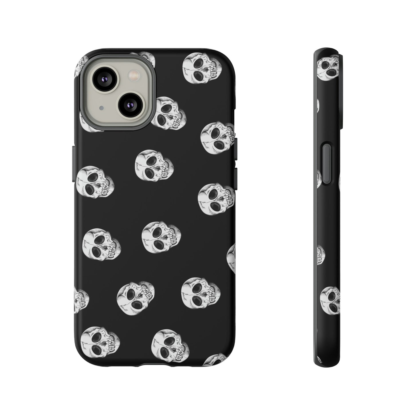 Phone Case-SKULL SHOWER | Tough-iPhone 14-Matte-PhoneCaseBoss-Phone-Best-Phone-Cases