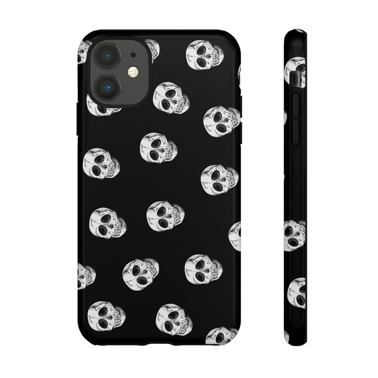 Phone Case-SKULL SHOWER | Tough-iPhone 11-Glossy-PhoneCaseBoss-Phone-Best-Phone-Cases