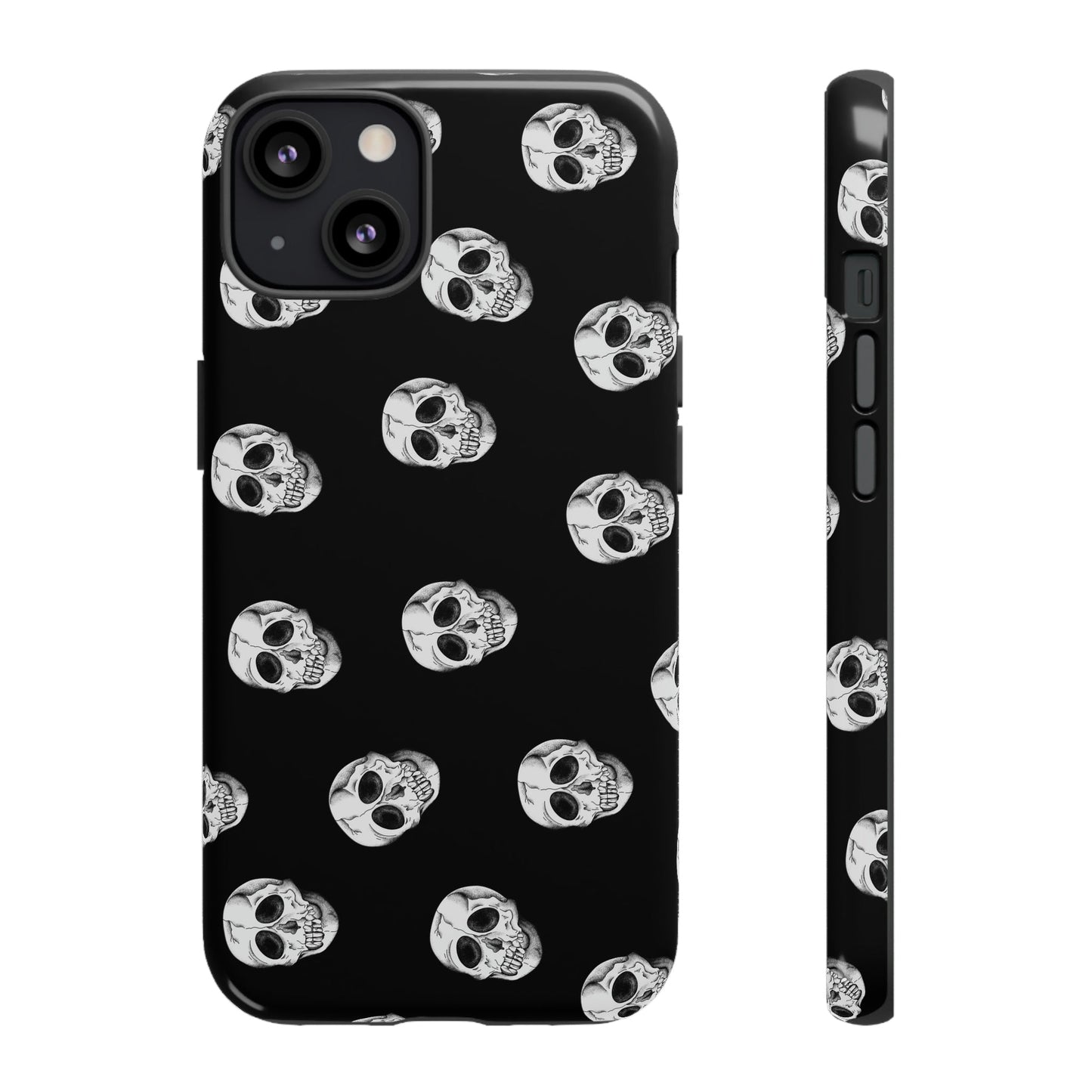 Phone Case-SKULL SHOWER | Tough-iPhone 13-Glossy-PhoneCaseBoss-Phone-Best-Phone-Cases