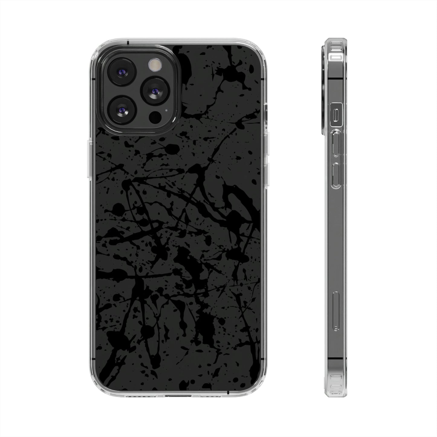 Phone Case-SPLATTER | Clear-iPhone 12 Pro Max-Without gift packaging-PhoneCaseBoss-Phone-Best-Phone-Cases