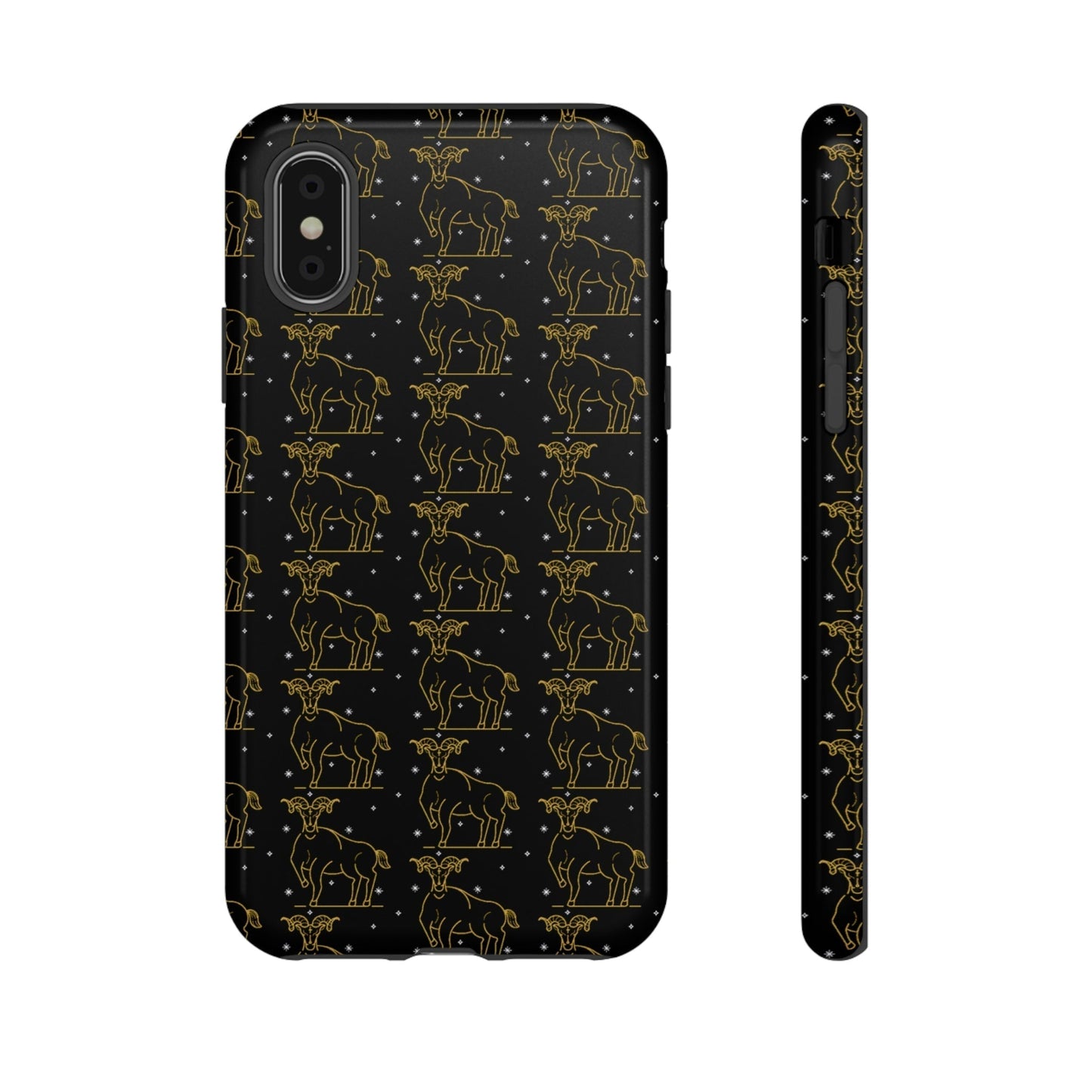 Phone Case-TAURUS PATTERN | Tough-iPhone XS-Glossy-PhoneCaseBoss-Phone-Best-Phone-Cases