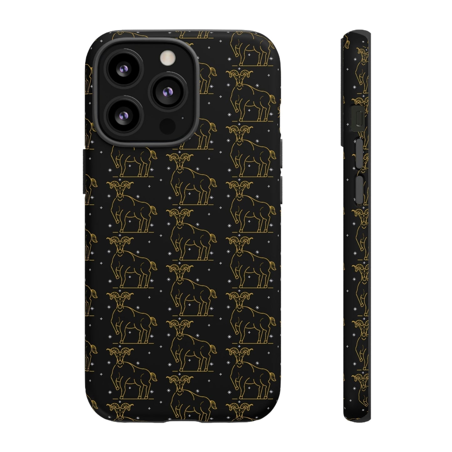 Phone Case-TAURUS PATTERN | Tough-iPhone 13 Pro-Matte-PhoneCaseBoss-Phone-Best-Phone-Cases