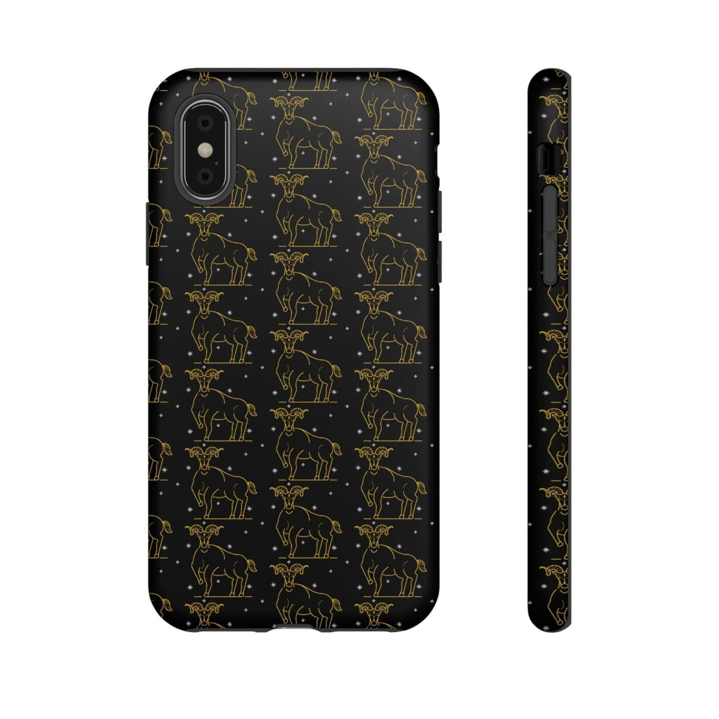 Phone Case-TAURUS PATTERN | Tough-iPhone XS-Matte-PhoneCaseBoss-Phone-Best-Phone-Cases