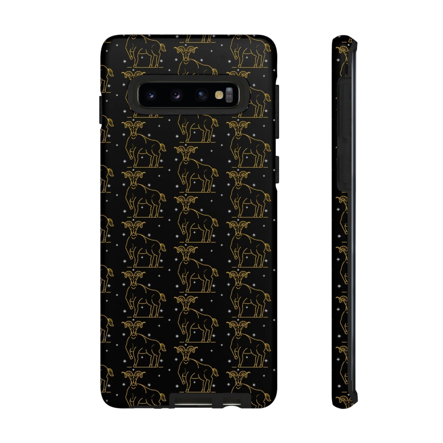 Phone Case-TAURUS PATTERN | Tough-Samsung Galaxy S10-Matte-PhoneCaseBoss-Phone-Best-Phone-Cases