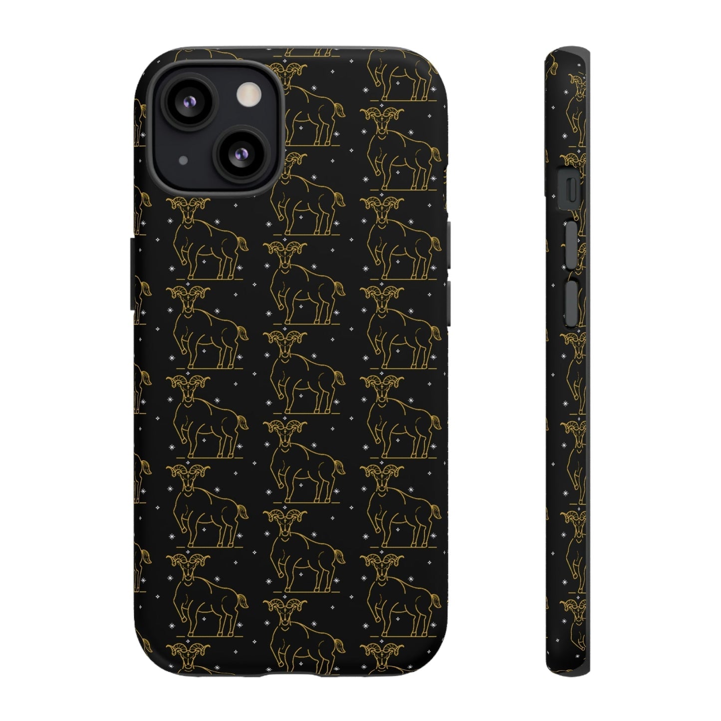 Phone Case-TAURUS PATTERN | Tough-iPhone 13-Matte-PhoneCaseBoss-Phone-Best-Phone-Cases