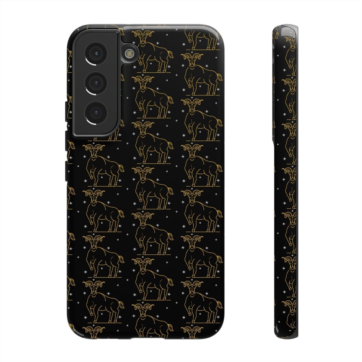 Phone Case-TAURUS PATTERN | Tough-Samsung Galaxy S22-Glossy-PhoneCaseBoss-Phone-Best-Phone-Cases