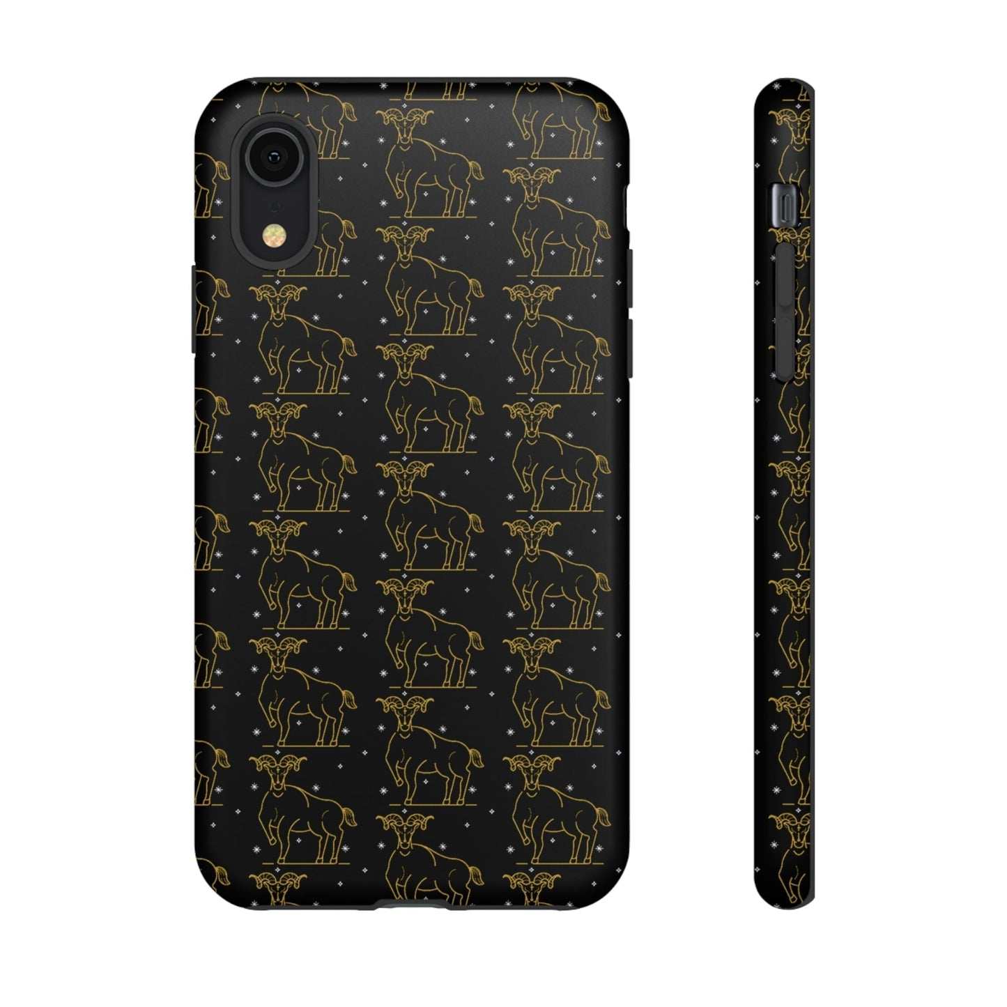 Phone Case-TAURUS PATTERN | Tough-iPhone XR-Matte-PhoneCaseBoss-Phone-Best-Phone-Cases