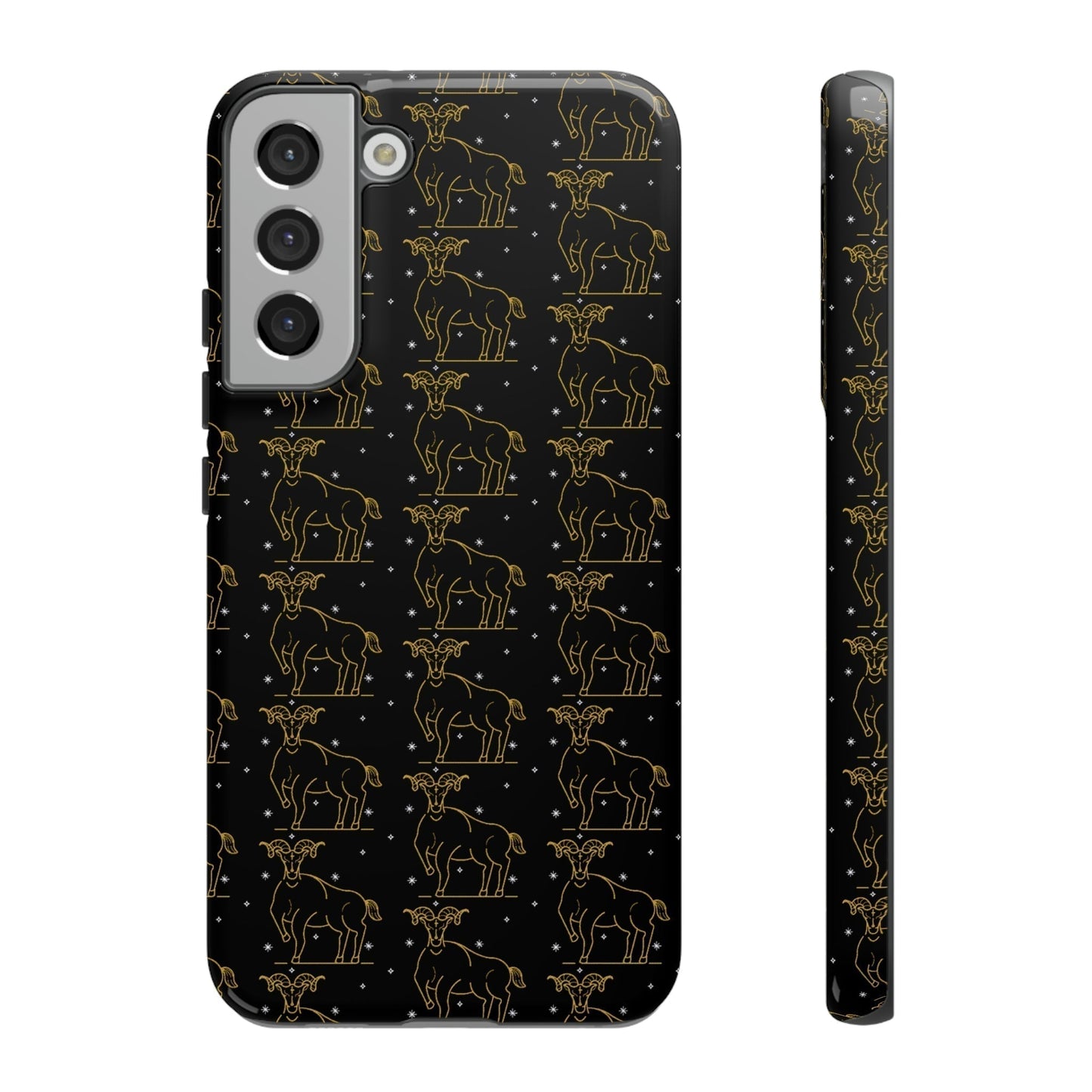 Phone Case-TAURUS PATTERN | Tough-Samsung Galaxy S22 Plus-Glossy-PhoneCaseBoss-Phone-Best-Phone-Cases