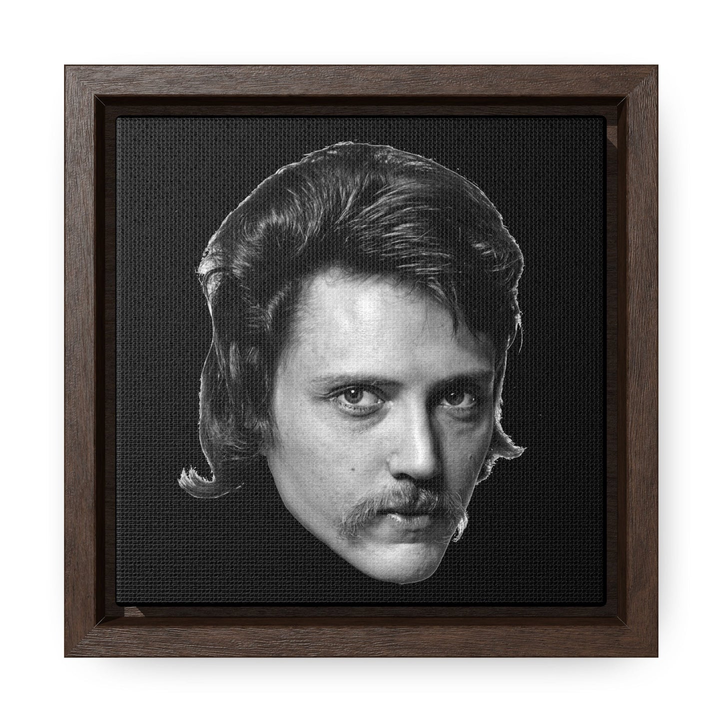 The Walken - Square Framed Gallery Canvas Wrap-Canvas-Printify-6″ x 6″-1.25"-Walnut-Art & Wall Decor, Canvas, Framed, Hanging Hardware, Home & Living, Home Decor, Indoor-PhoneCaseBoss.com