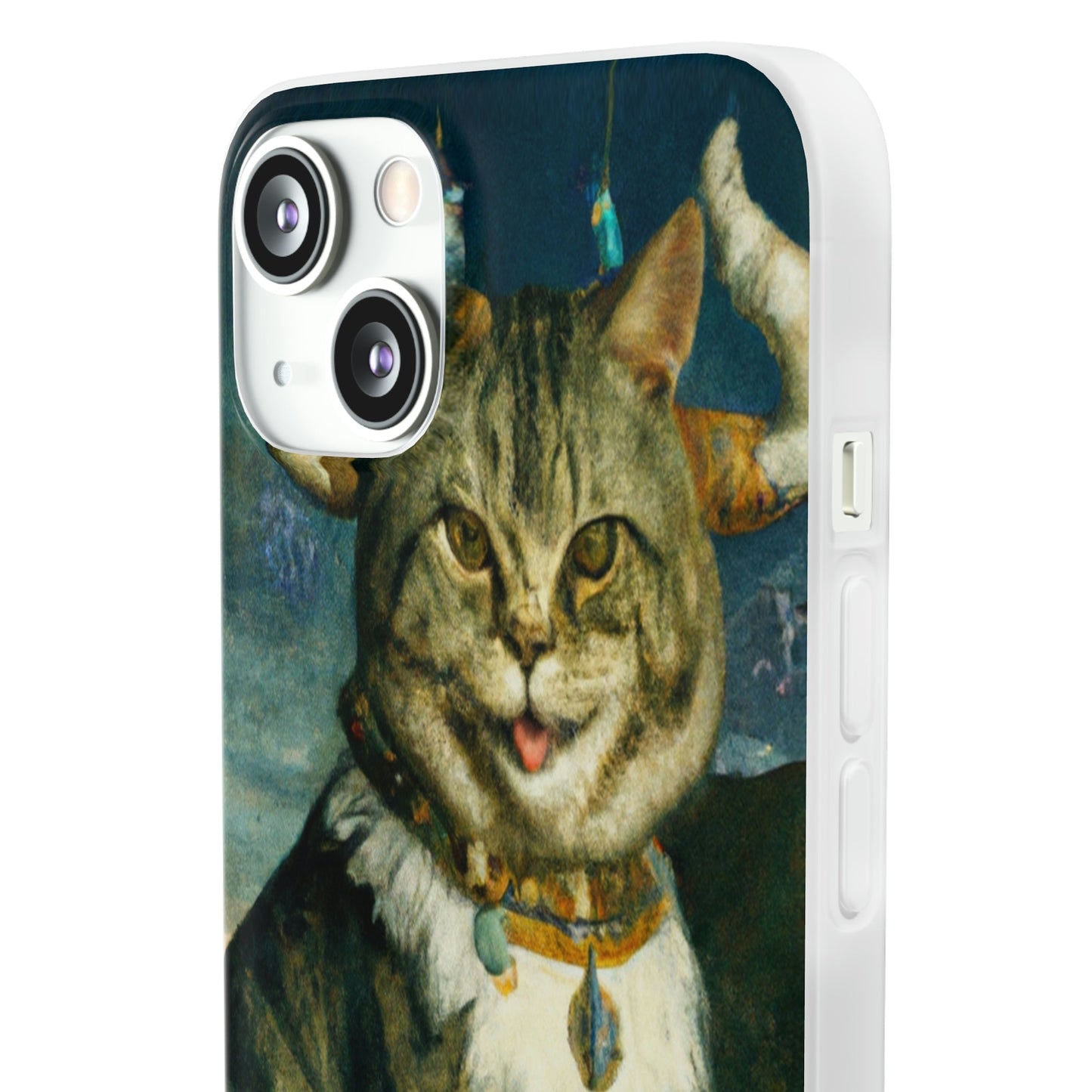Phone Case-VICTORIAN MEOW | Flex-PhoneCaseBoss-Phone-Best-Phone-Cases