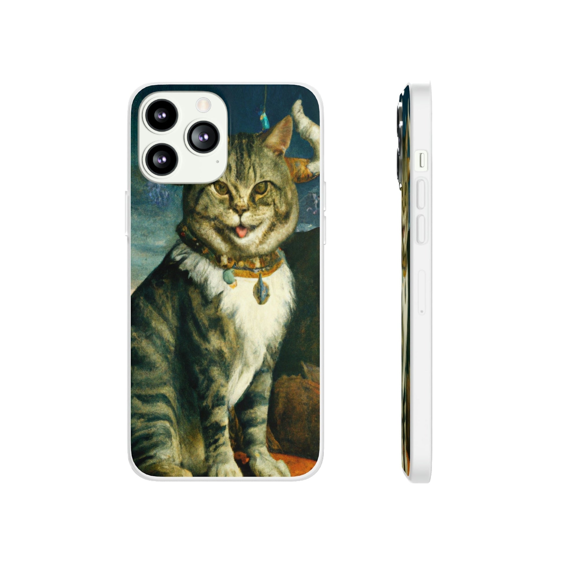 Phone Case-VICTORIAN MEOW | Flex-iPhone 13 Pro Max with gift packaging-PhoneCaseBoss-Phone-Best-Phone-Cases