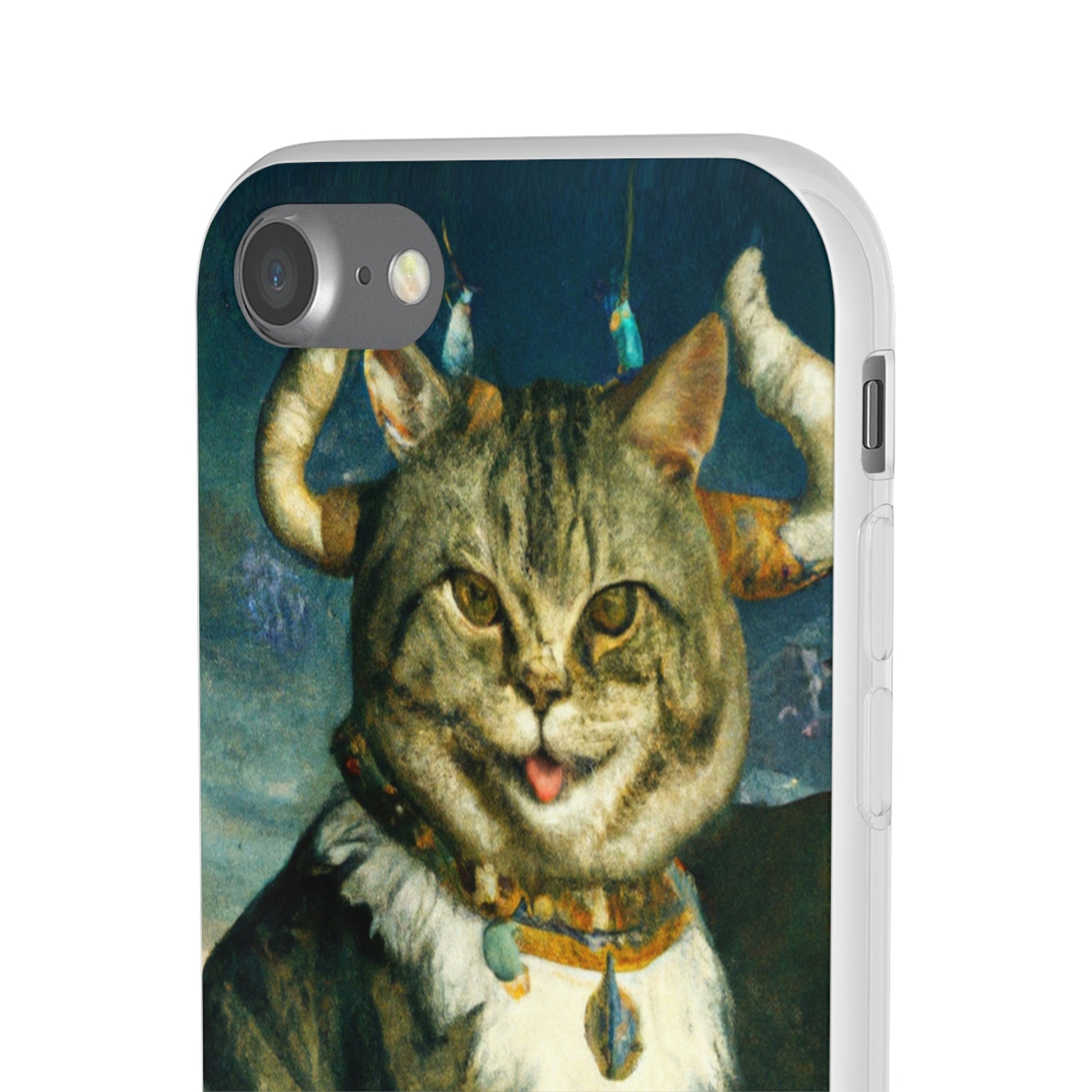 Phone Case-VICTORIAN MEOW | Flex-PhoneCaseBoss-Phone-Best-Phone-Cases