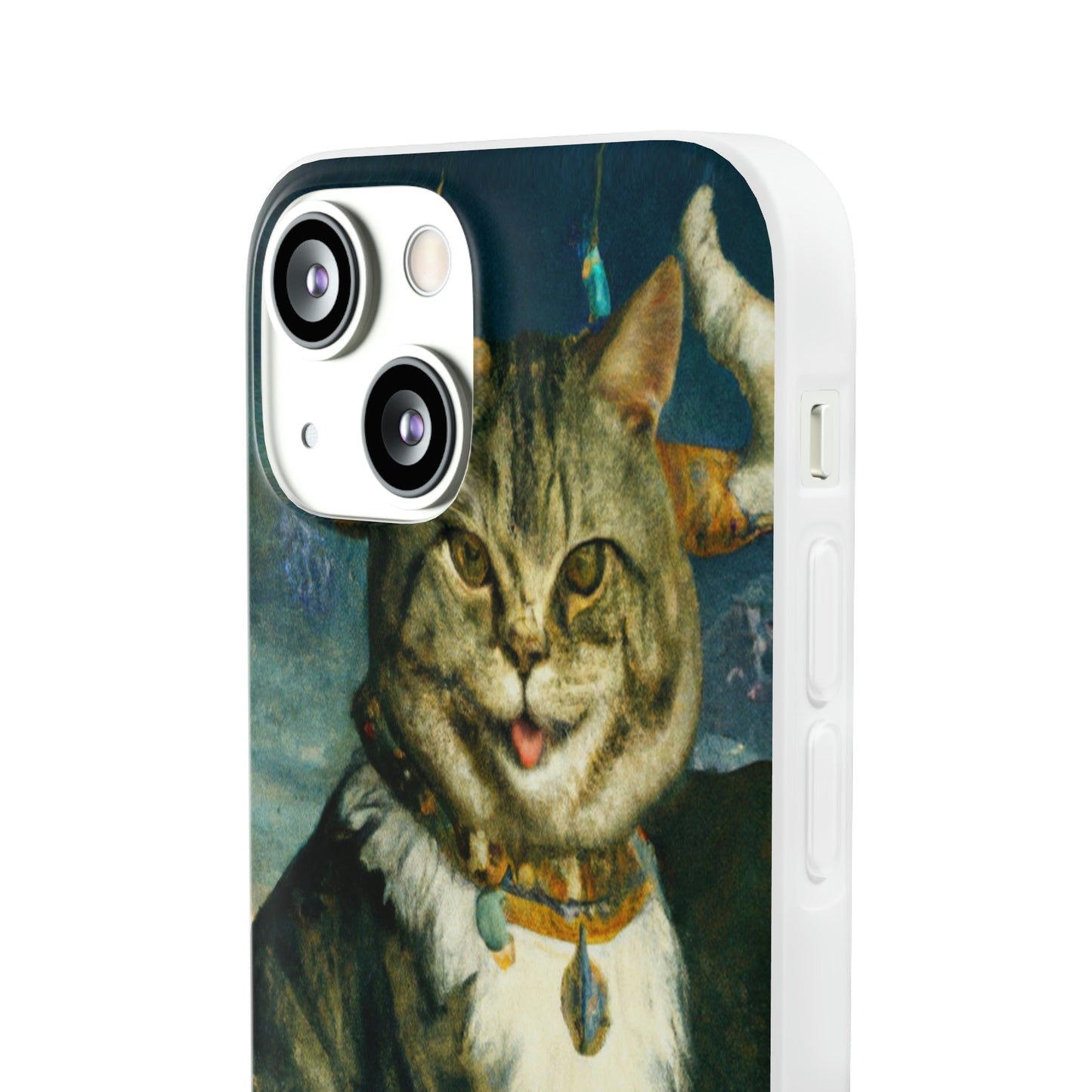Phone Case-VICTORIAN MEOW | Flex-PhoneCaseBoss-Phone-Best-Phone-Cases