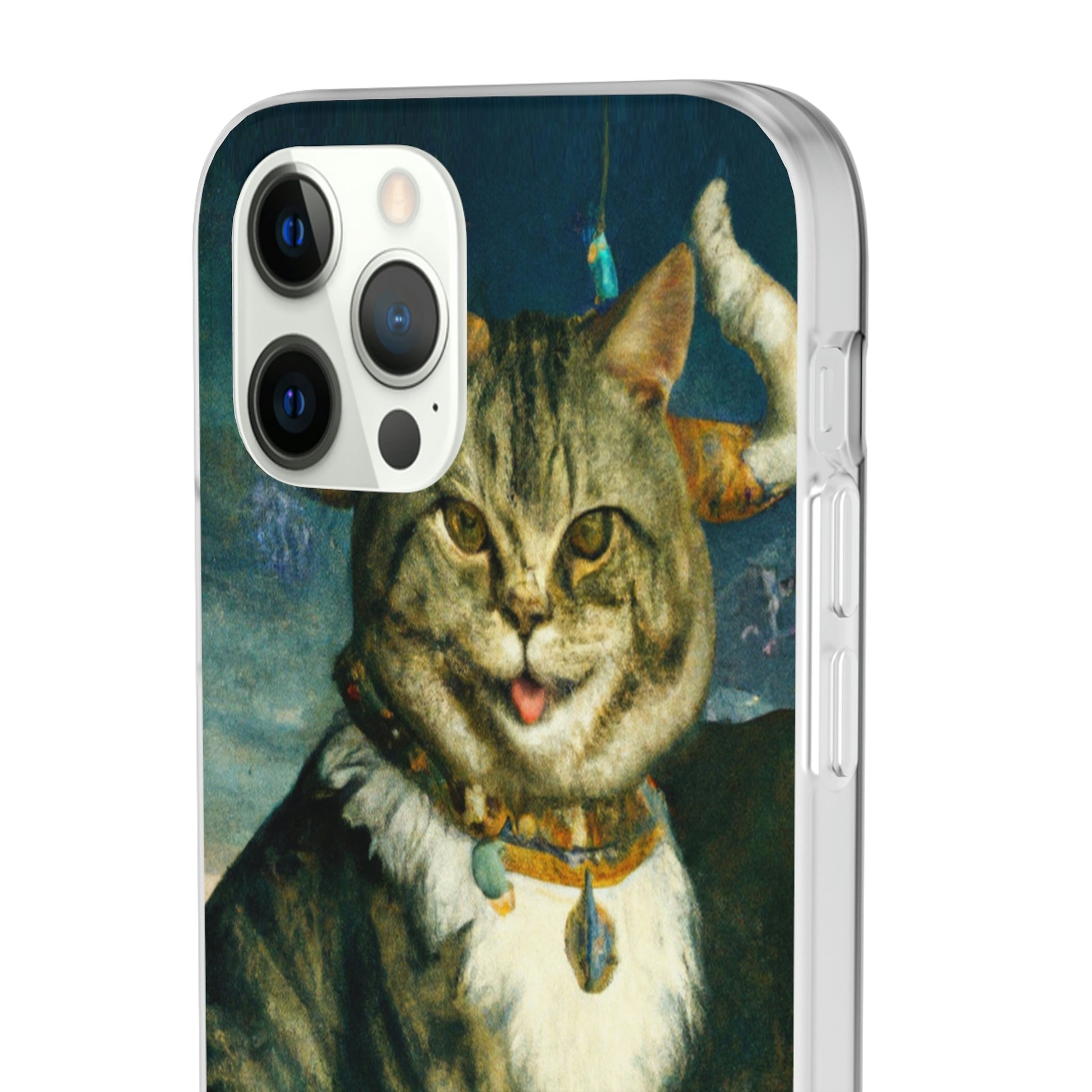Phone Case-VICTORIAN MEOW | Flex-PhoneCaseBoss-Phone-Best-Phone-Cases