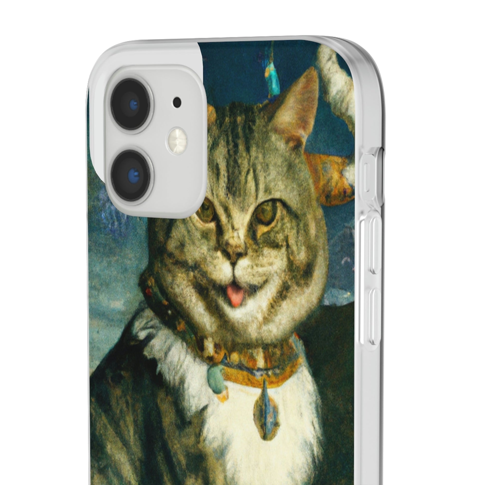 Phone Case-VICTORIAN MEOW | Flex-PhoneCaseBoss-Phone-Best-Phone-Cases
