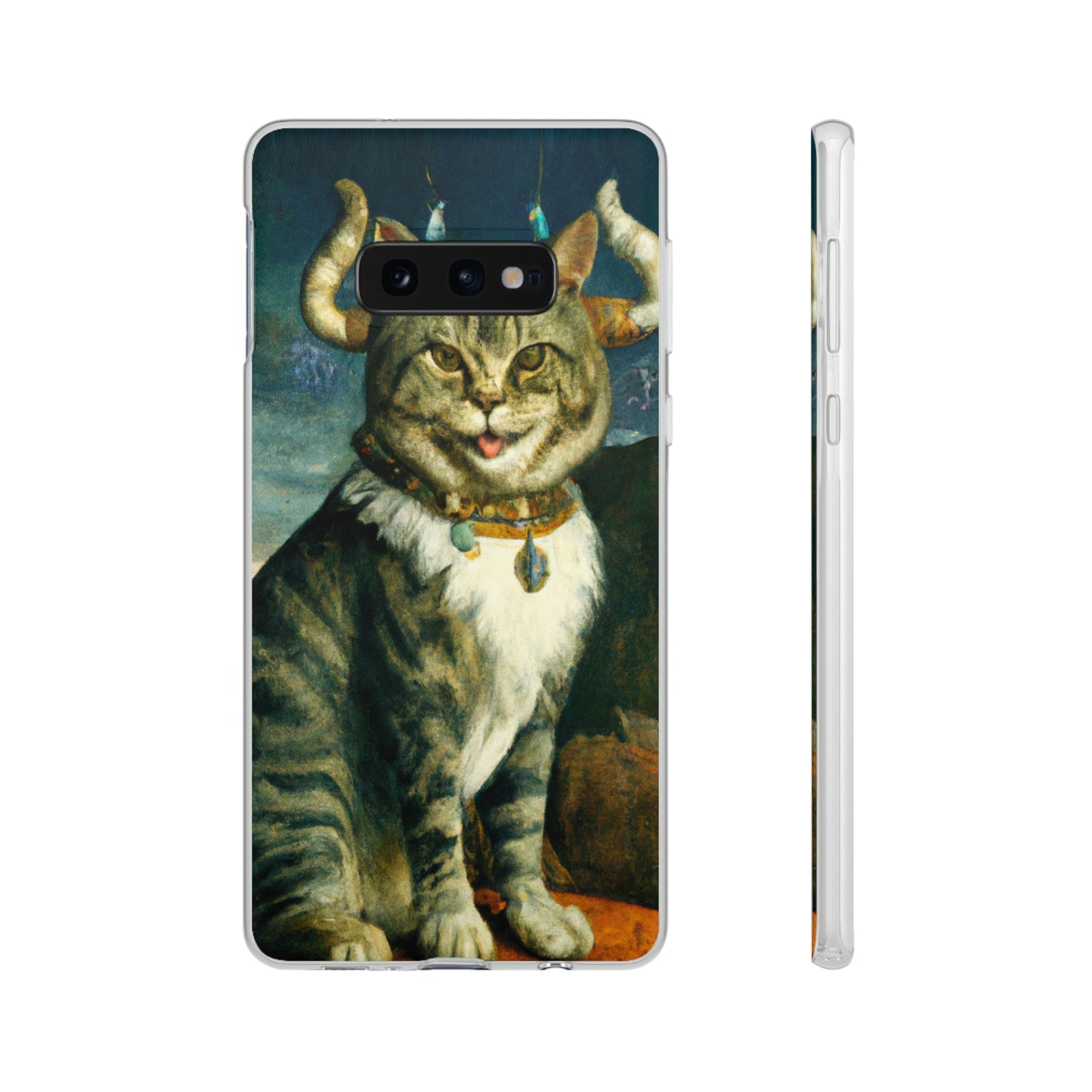 Phone Case-VICTORIAN MEOW | Flex-Samsung Galaxy S10E-PhoneCaseBoss-Phone-Best-Phone-Cases