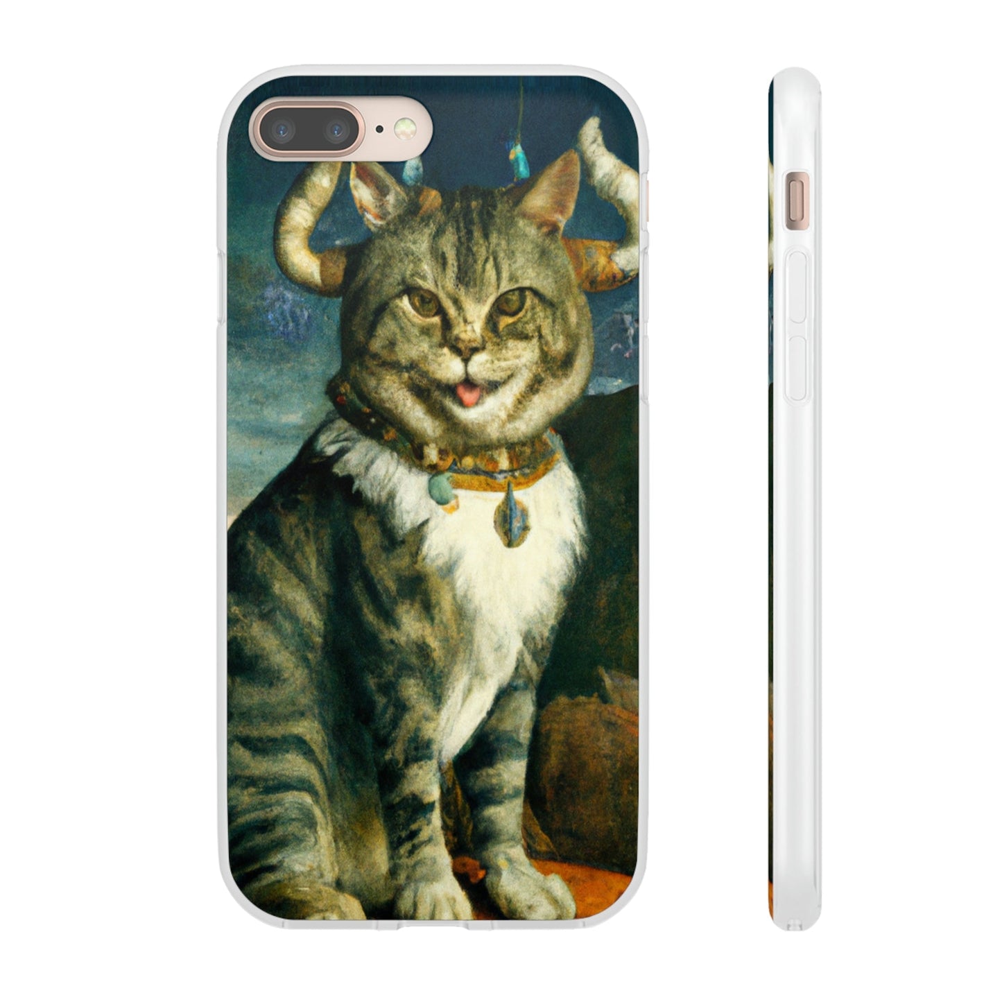 Phone Case-VICTORIAN MEOW | Flex-iPhone 8 Plus with gift packaging-PhoneCaseBoss-Phone-Best-Phone-Cases