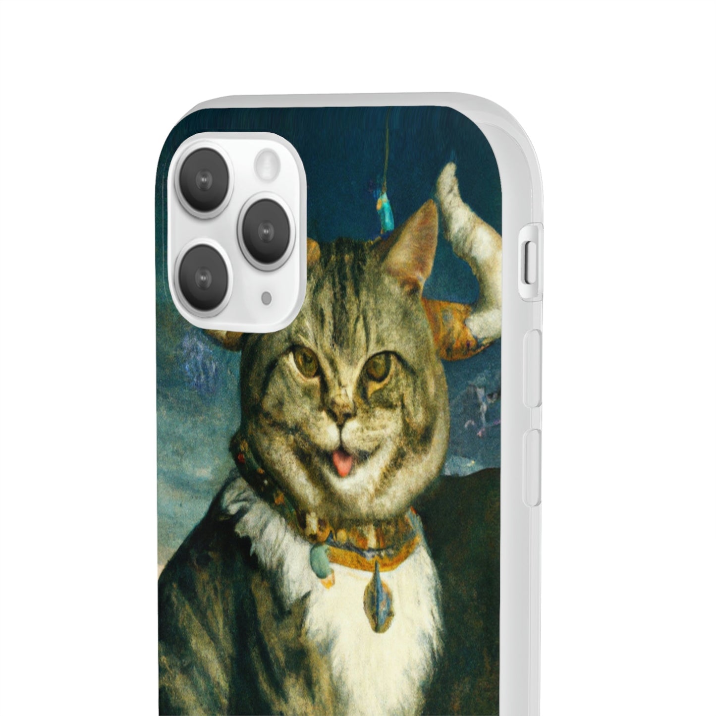 Phone Case-VICTORIAN MEOW | Flex-PhoneCaseBoss-Phone-Best-Phone-Cases