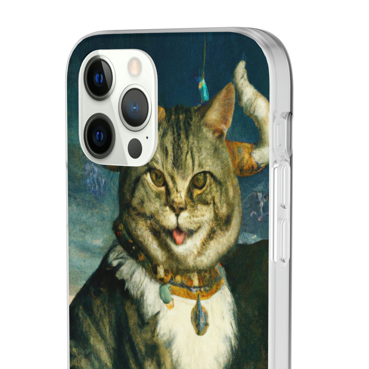 Phone Case-VICTORIAN MEOW | Flex-PhoneCaseBoss-Phone-Best-Phone-Cases