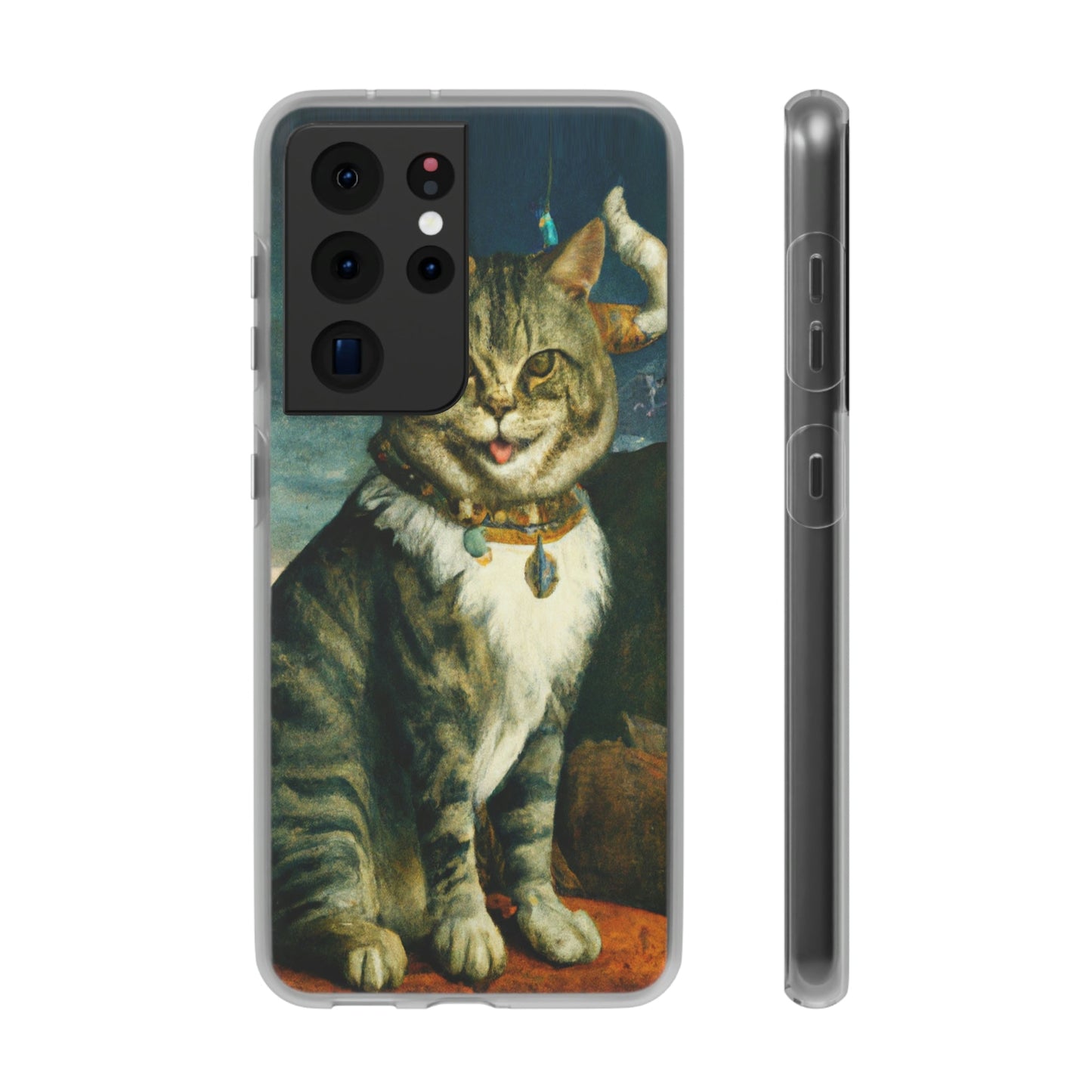 Phone Case-VICTORIAN MEOW | Flex-Samsung Galaxy S21 Ultra with gift packaging-PhoneCaseBoss-Phone-Best-Phone-Cases
