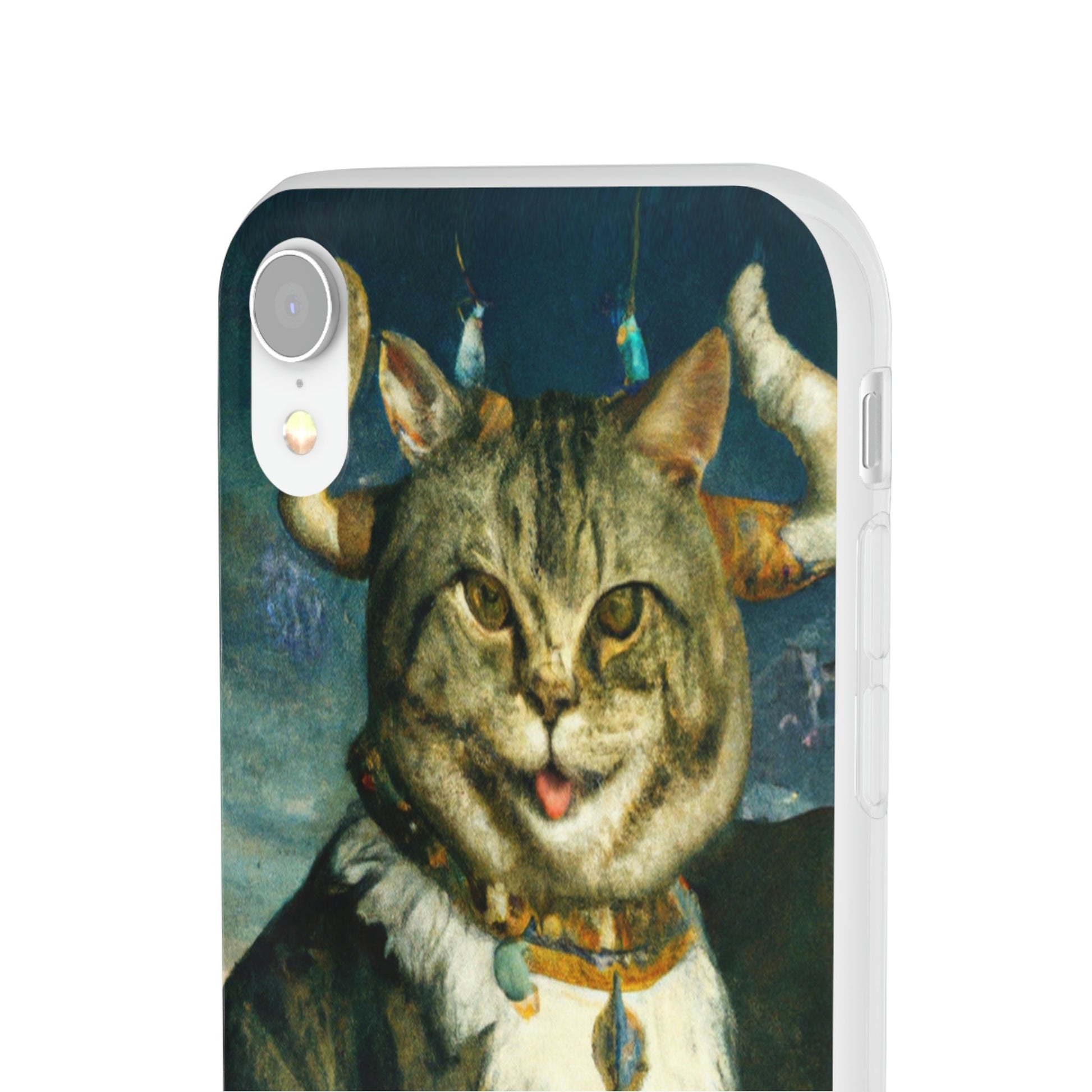 Phone Case-VICTORIAN MEOW | Flex-PhoneCaseBoss-Phone-Best-Phone-Cases