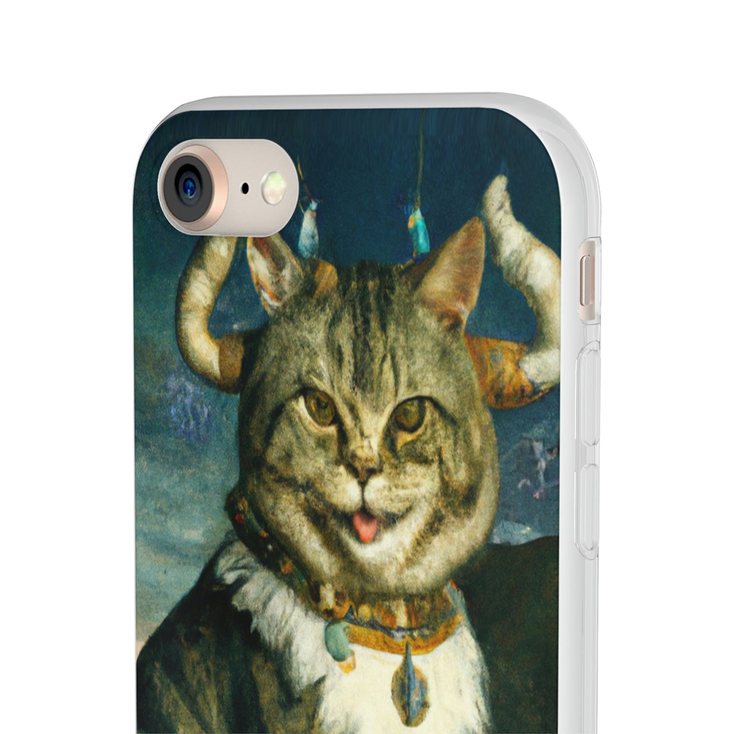 Phone Case-VICTORIAN MEOW | Flex-PhoneCaseBoss-Phone-Best-Phone-Cases
