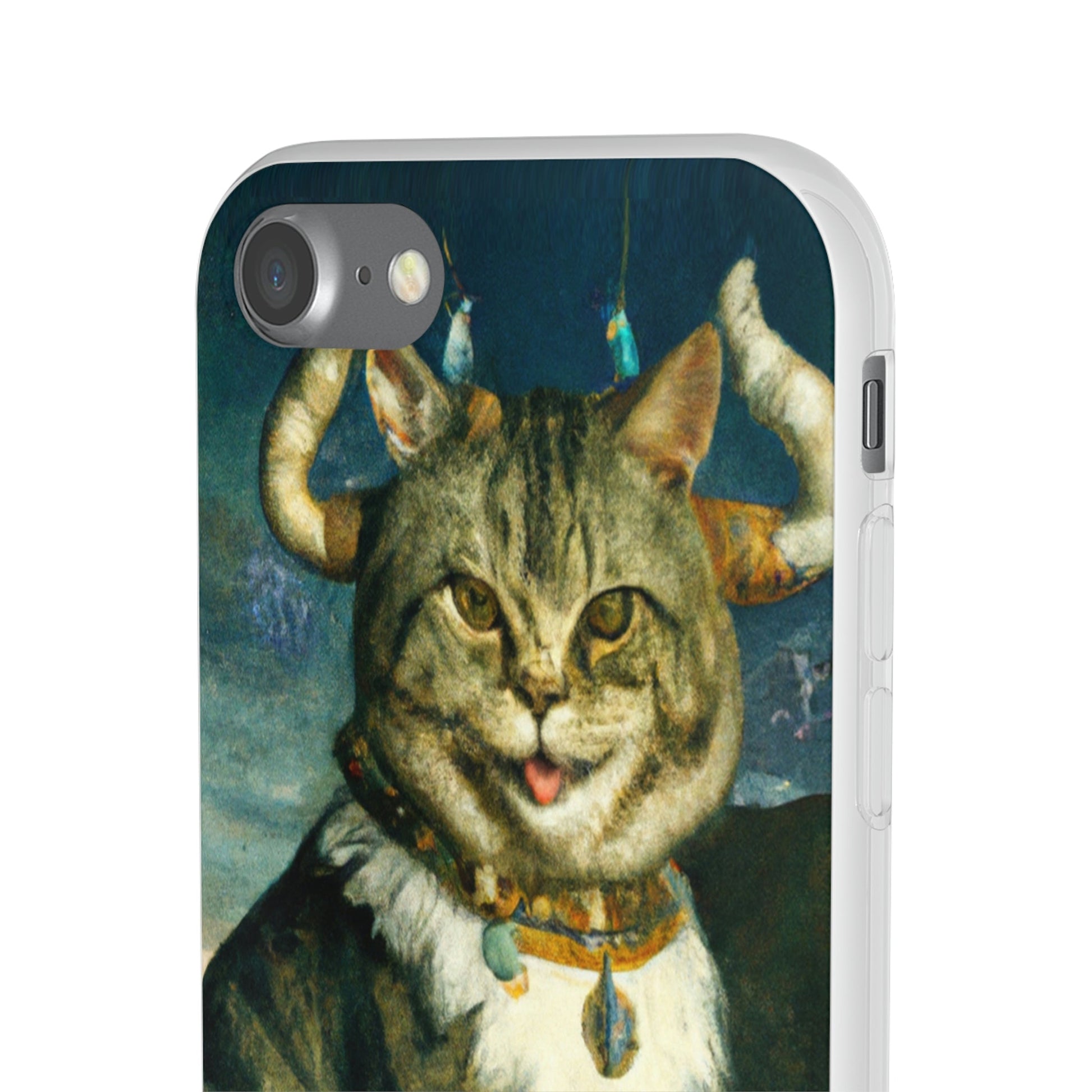 Phone Case-VICTORIAN MEOW | Flex-PhoneCaseBoss-Phone-Best-Phone-Cases