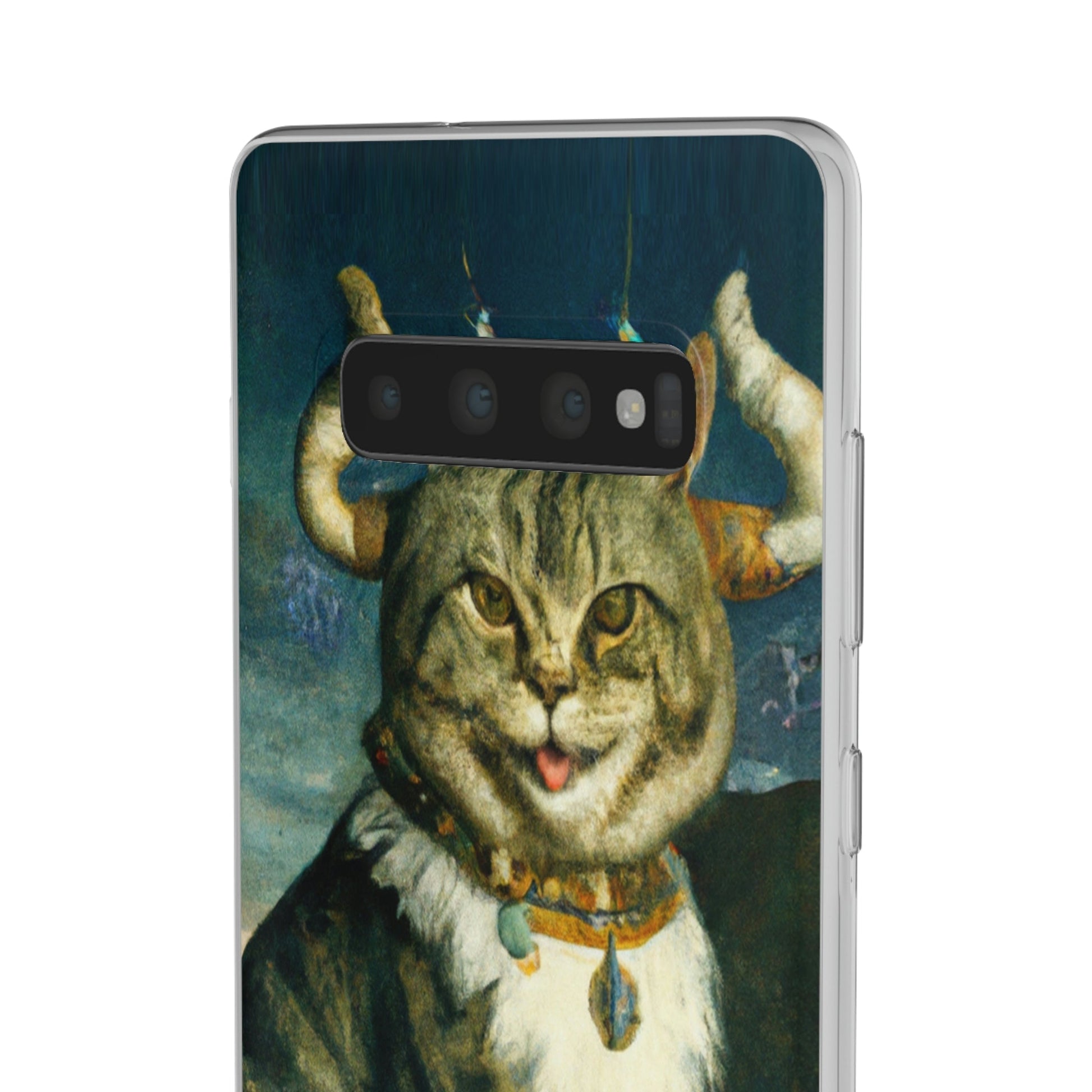Phone Case-VICTORIAN MEOW | Flex-PhoneCaseBoss-Phone-Best-Phone-Cases