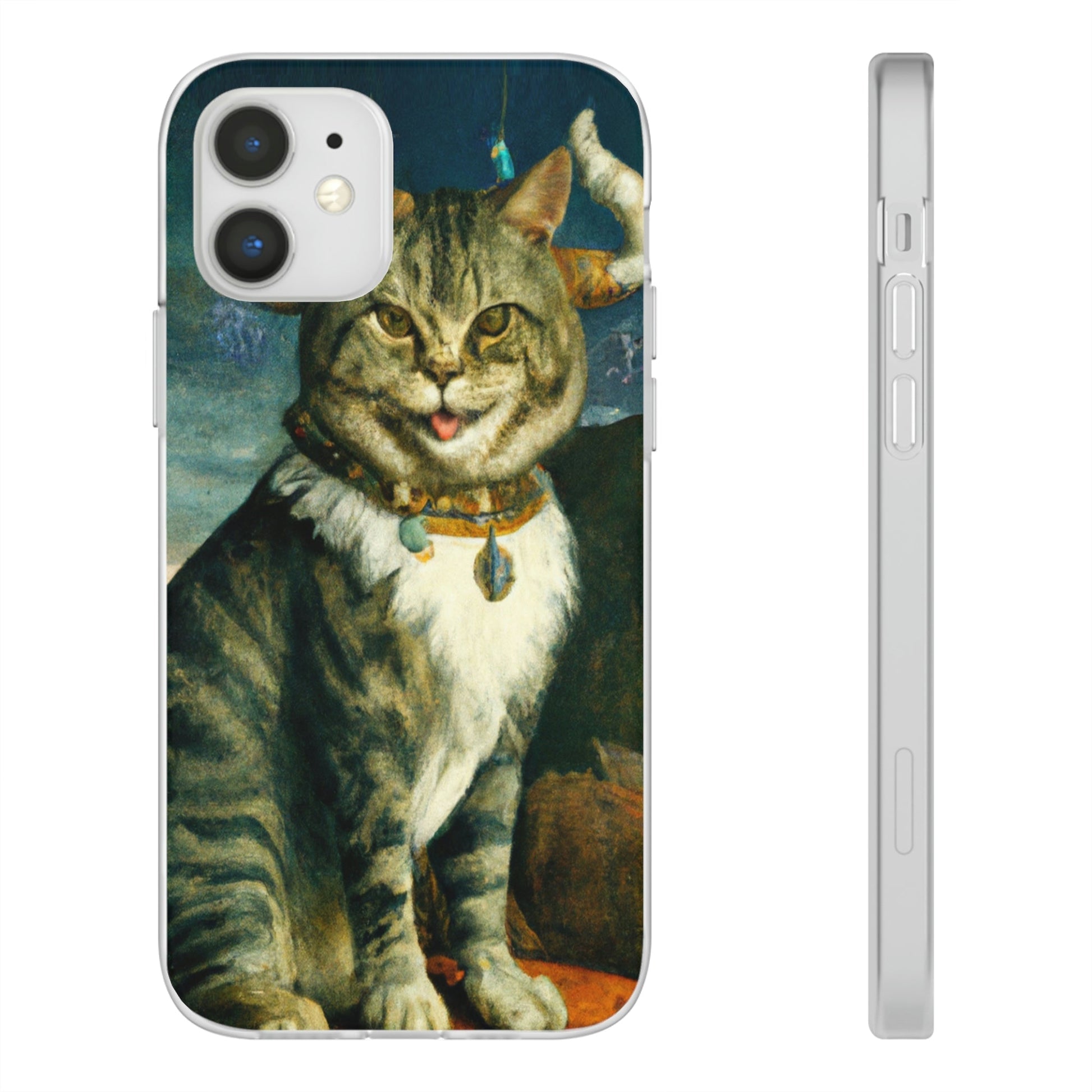 Phone Case-VICTORIAN MEOW | Flex-iPhone 12 with gift packaging-PhoneCaseBoss-Phone-Best-Phone-Cases