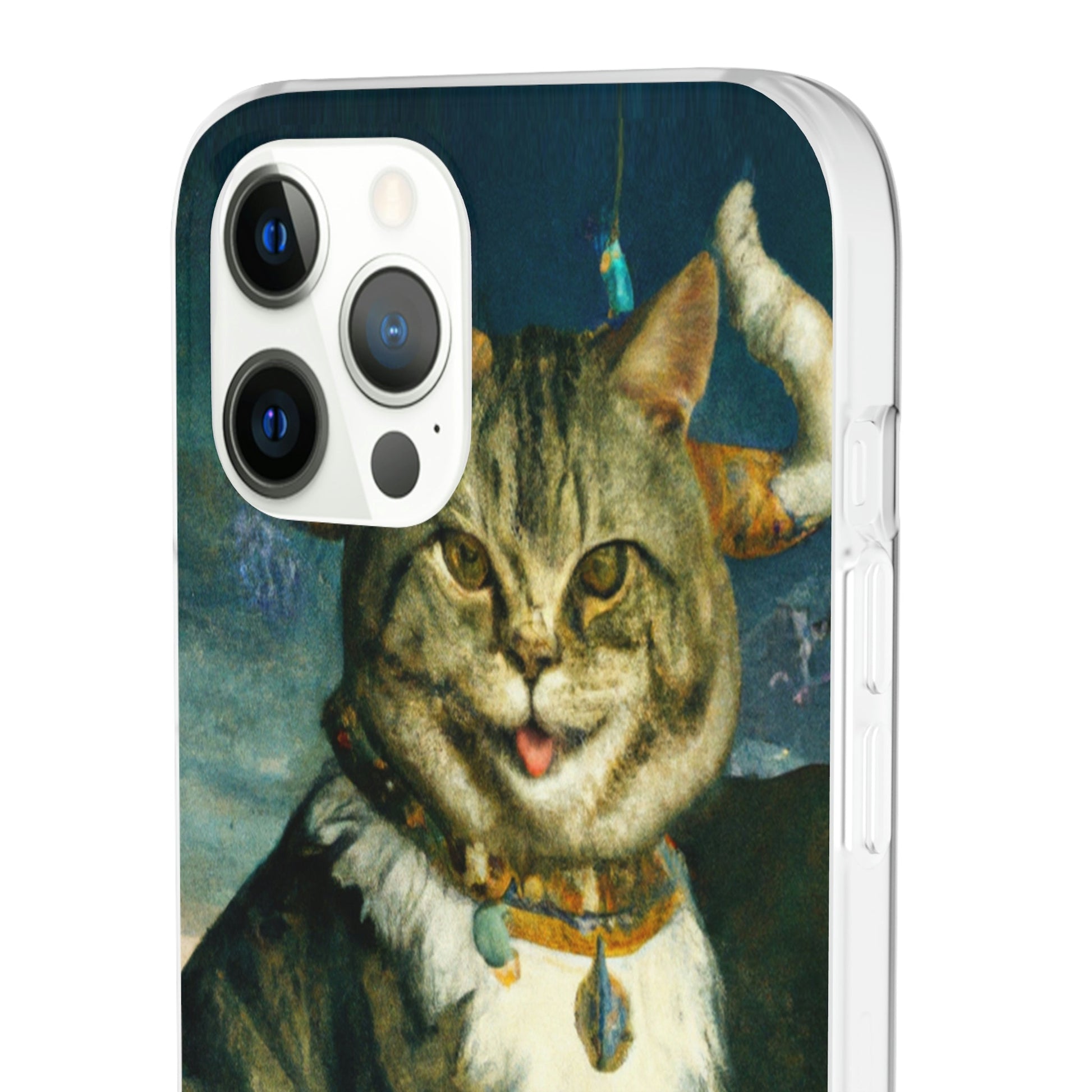 Phone Case-VICTORIAN MEOW | Flex-PhoneCaseBoss-Phone-Best-Phone-Cases