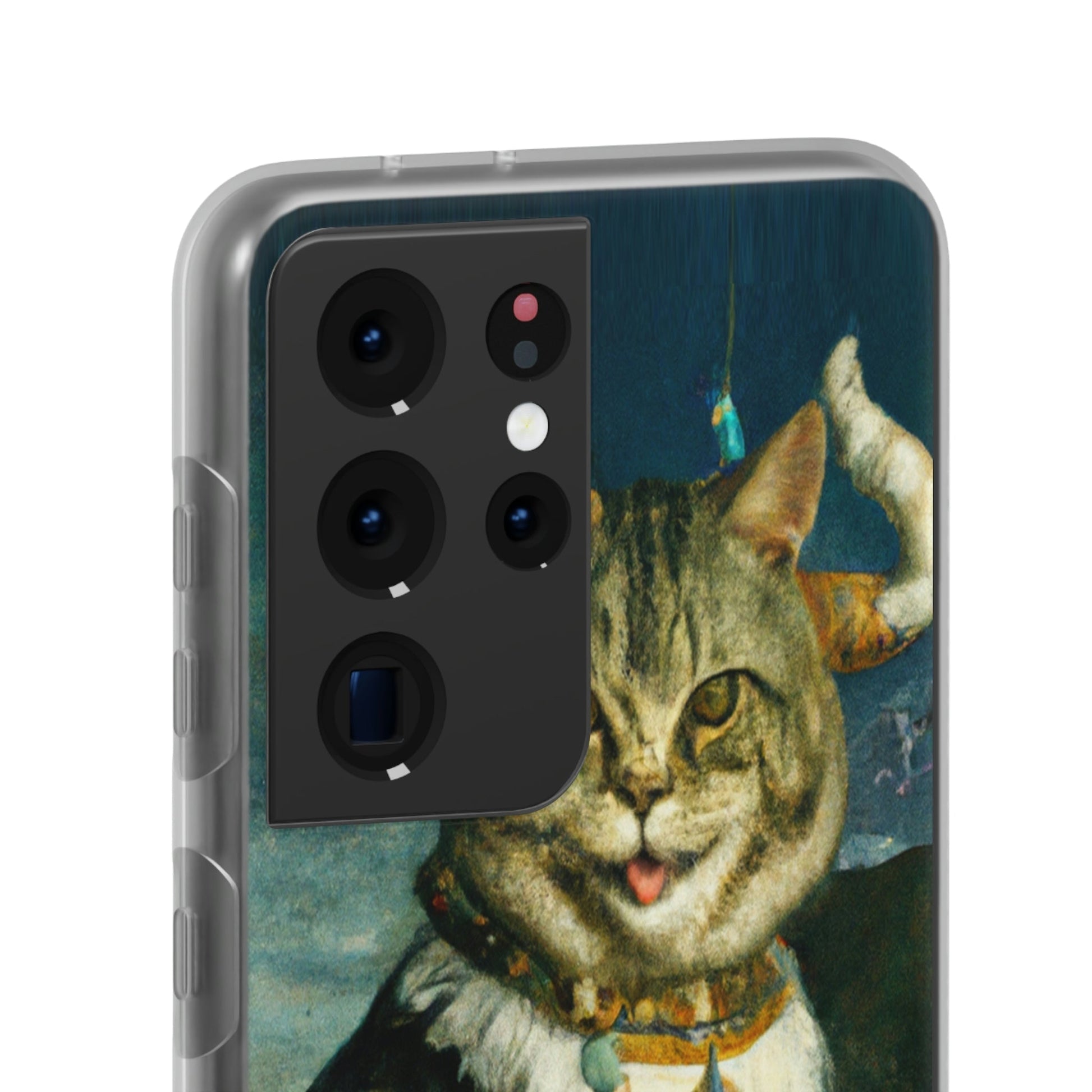 Phone Case-VICTORIAN MEOW | Flex-PhoneCaseBoss-Phone-Best-Phone-Cases