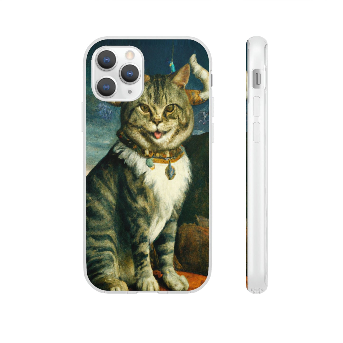 Phone Case-VICTORIAN MEOW | Flex-iPhone 11 Pro-PhoneCaseBoss-Phone-Best-Phone-Cases
