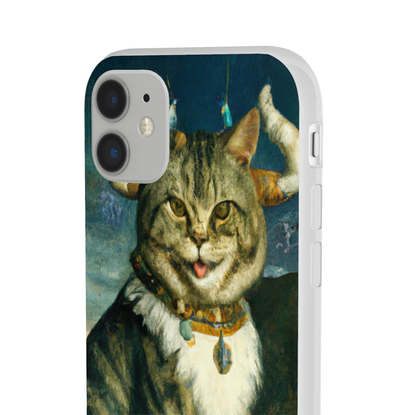 Phone Case-VICTORIAN MEOW | Flex-PhoneCaseBoss-Phone-Best-Phone-Cases
