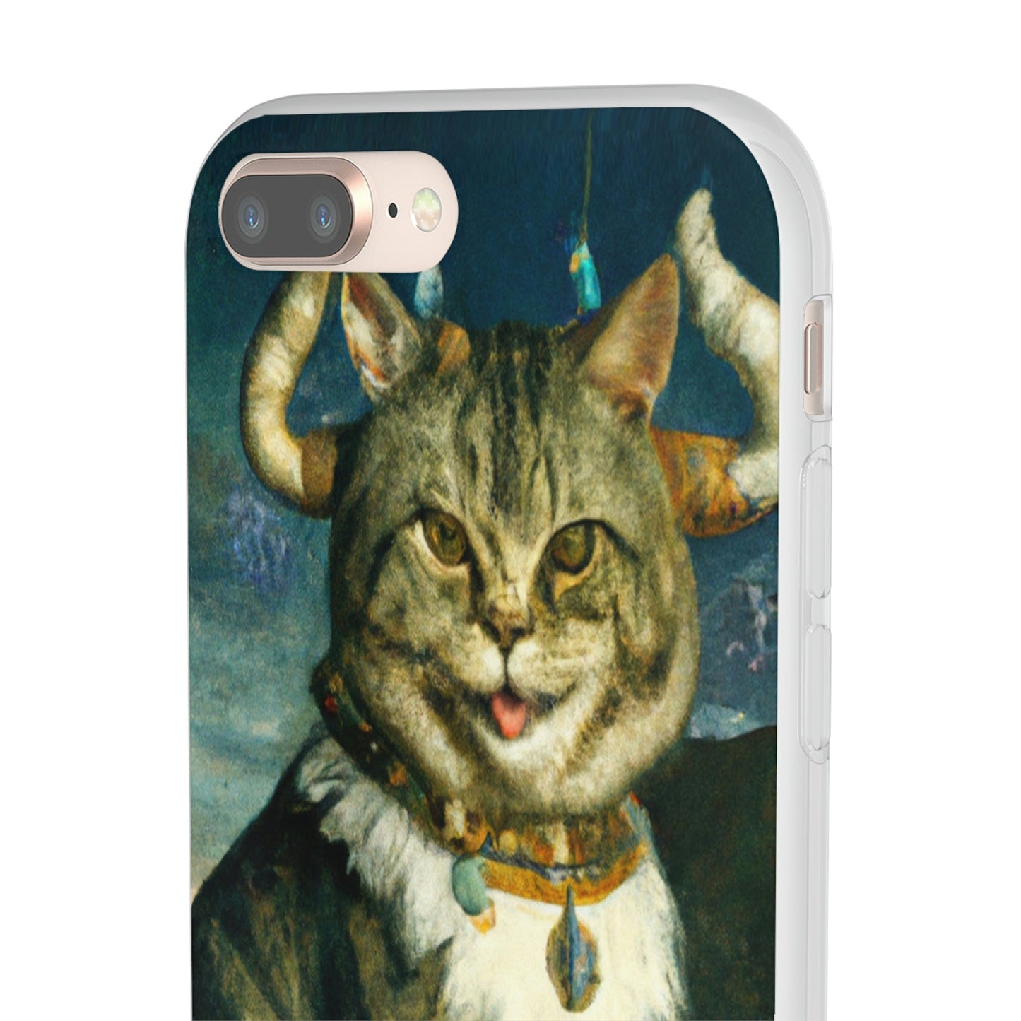 Phone Case-VICTORIAN MEOW | Flex-PhoneCaseBoss-Phone-Best-Phone-Cases