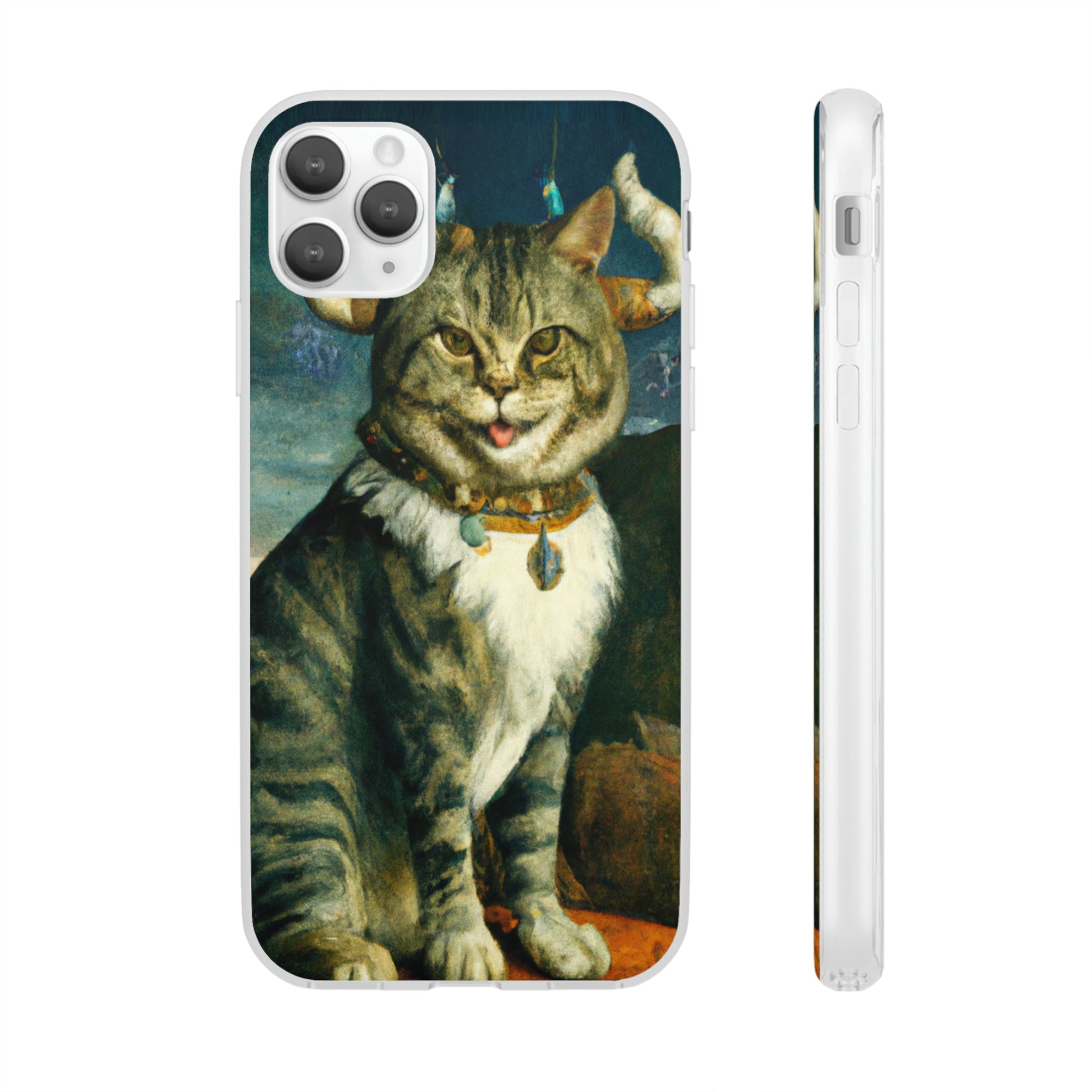 Phone Case-VICTORIAN MEOW | Flex-iPhone 11 Pro Max with gift packaging-PhoneCaseBoss-Phone-Best-Phone-Cases