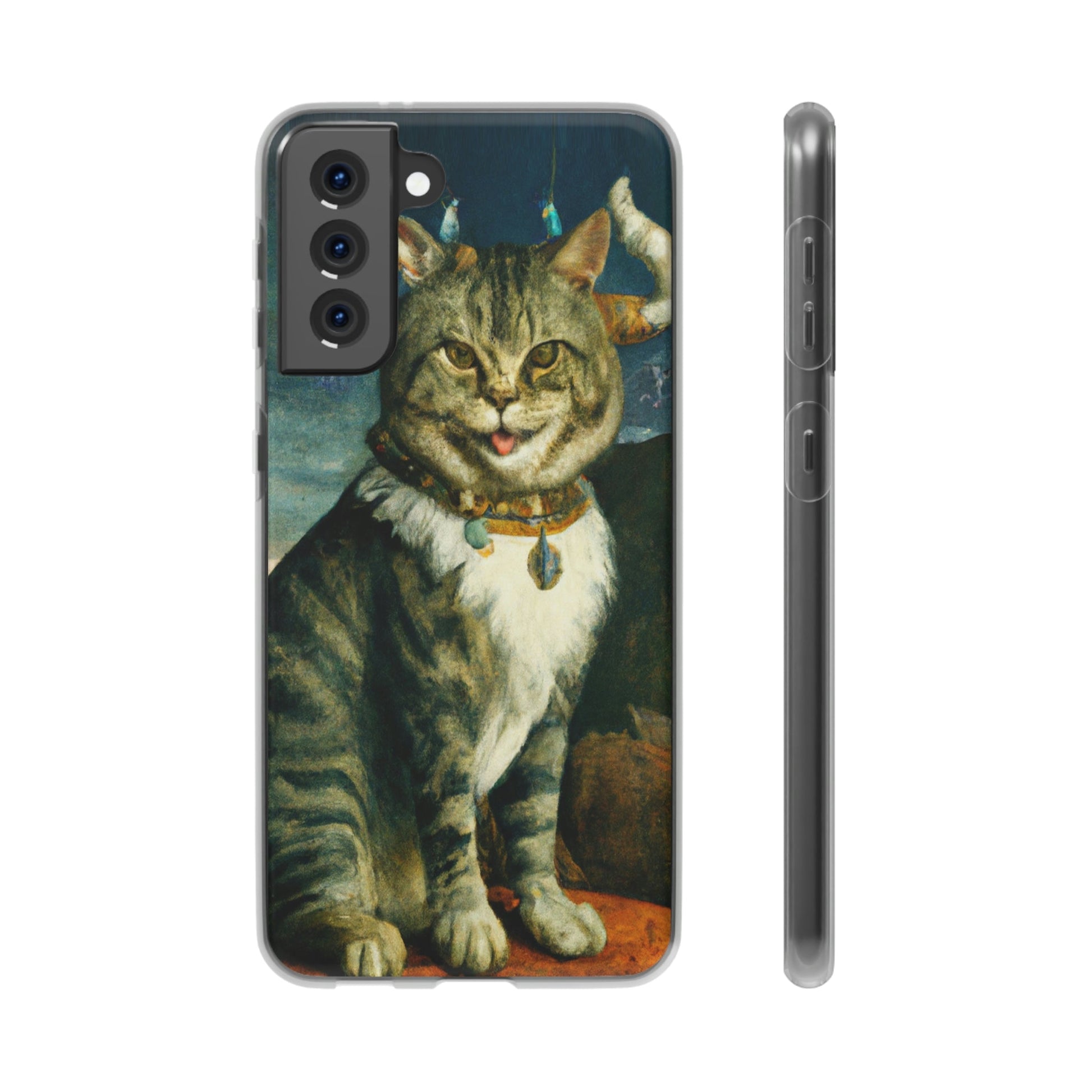 Phone Case-VICTORIAN MEOW | Flex-Samsung Galaxy S21 Plus-PhoneCaseBoss-Phone-Best-Phone-Cases