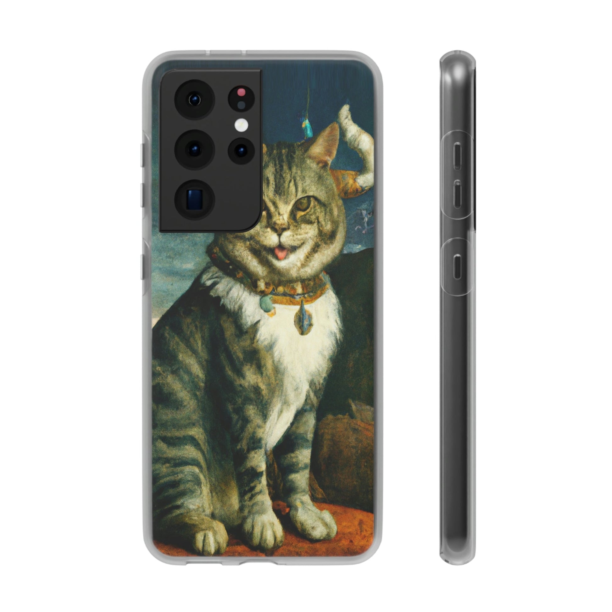Phone Case-VICTORIAN MEOW | Flex-Samsung Galaxy S21 Ultra-PhoneCaseBoss-Phone-Best-Phone-Cases