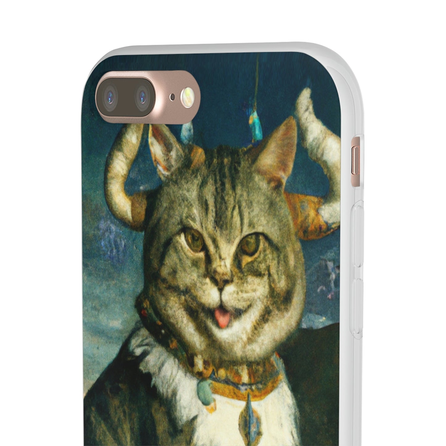 Phone Case-VICTORIAN MEOW | Flex-PhoneCaseBoss-Phone-Best-Phone-Cases