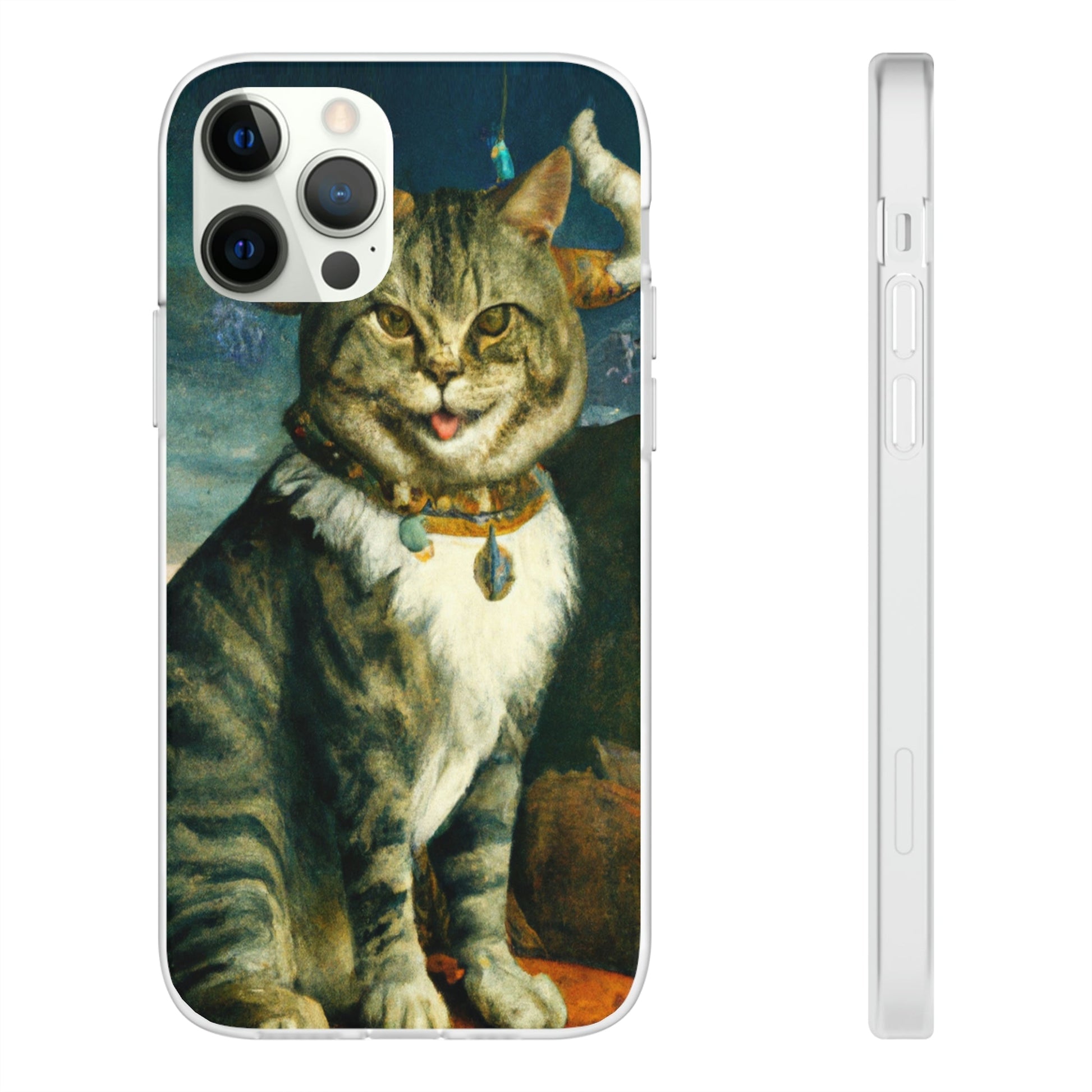 Phone Case-VICTORIAN MEOW | Flex-iPhone 12 Pro with gift packaging-PhoneCaseBoss-Phone-Best-Phone-Cases