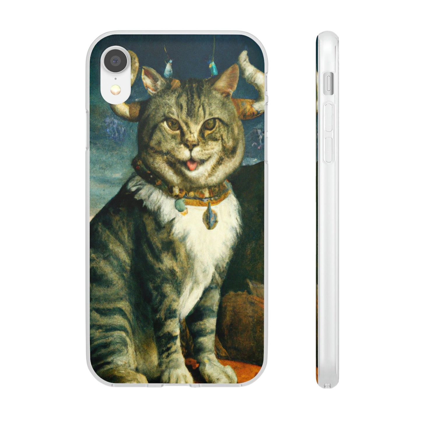 Phone Case-VICTORIAN MEOW | Flex-iPhone XR with gift packaging-PhoneCaseBoss-Phone-Best-Phone-Cases