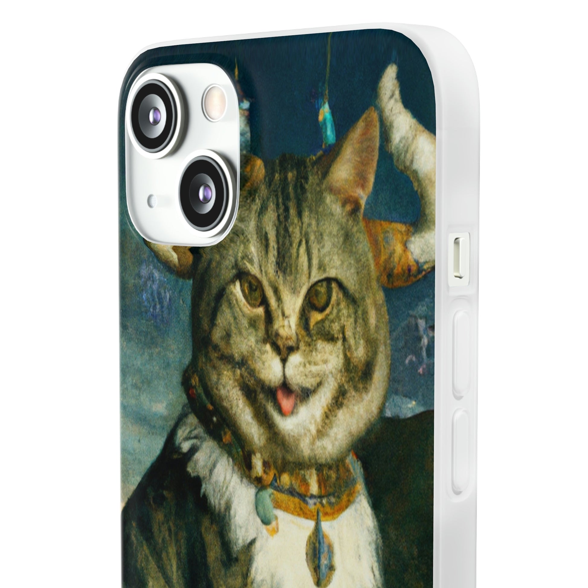 Phone Case-VICTORIAN MEOW | Flex-PhoneCaseBoss-Phone-Best-Phone-Cases