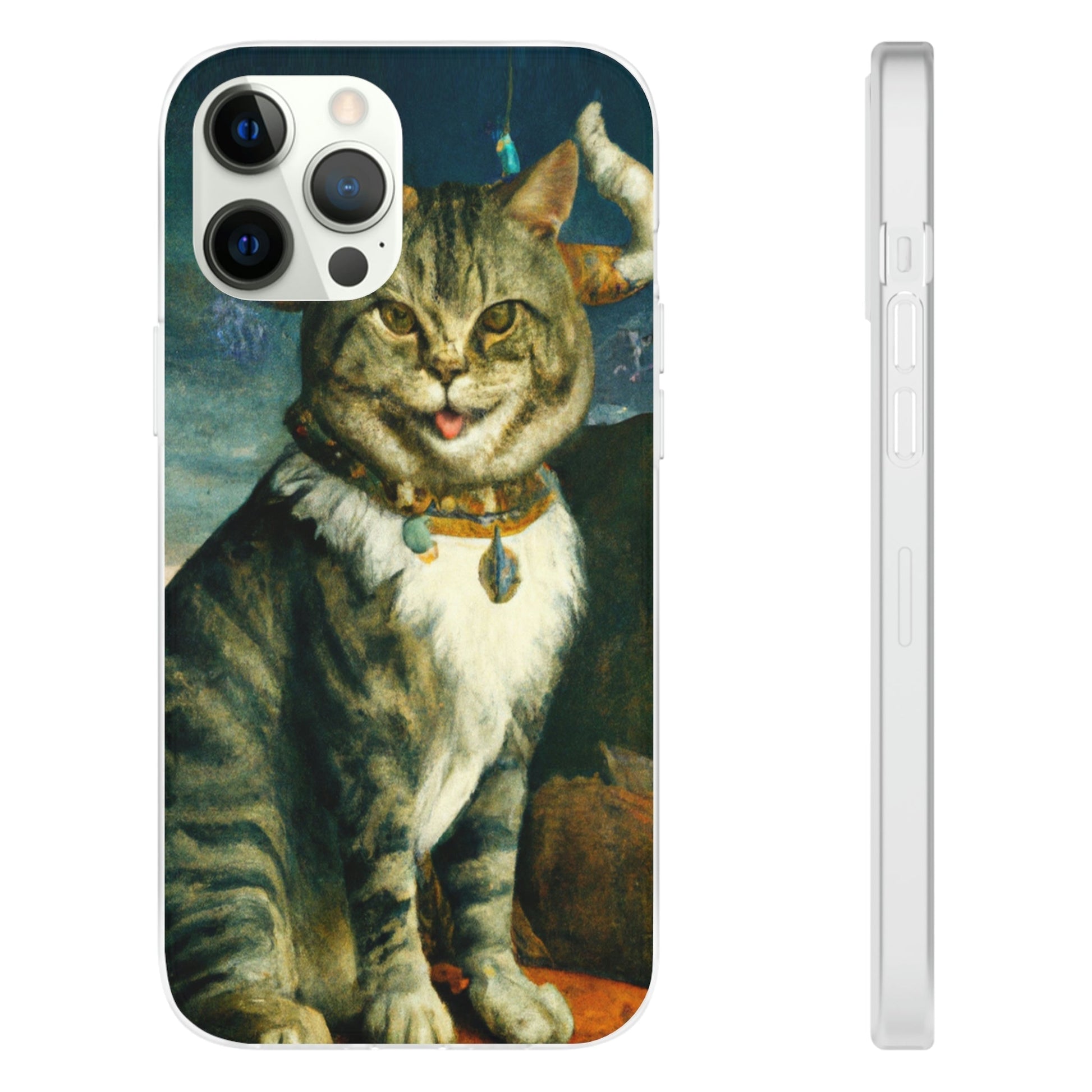 Phone Case-VICTORIAN MEOW | Flex-iPhone 12 Pro Max with gift packaging-PhoneCaseBoss-Phone-Best-Phone-Cases