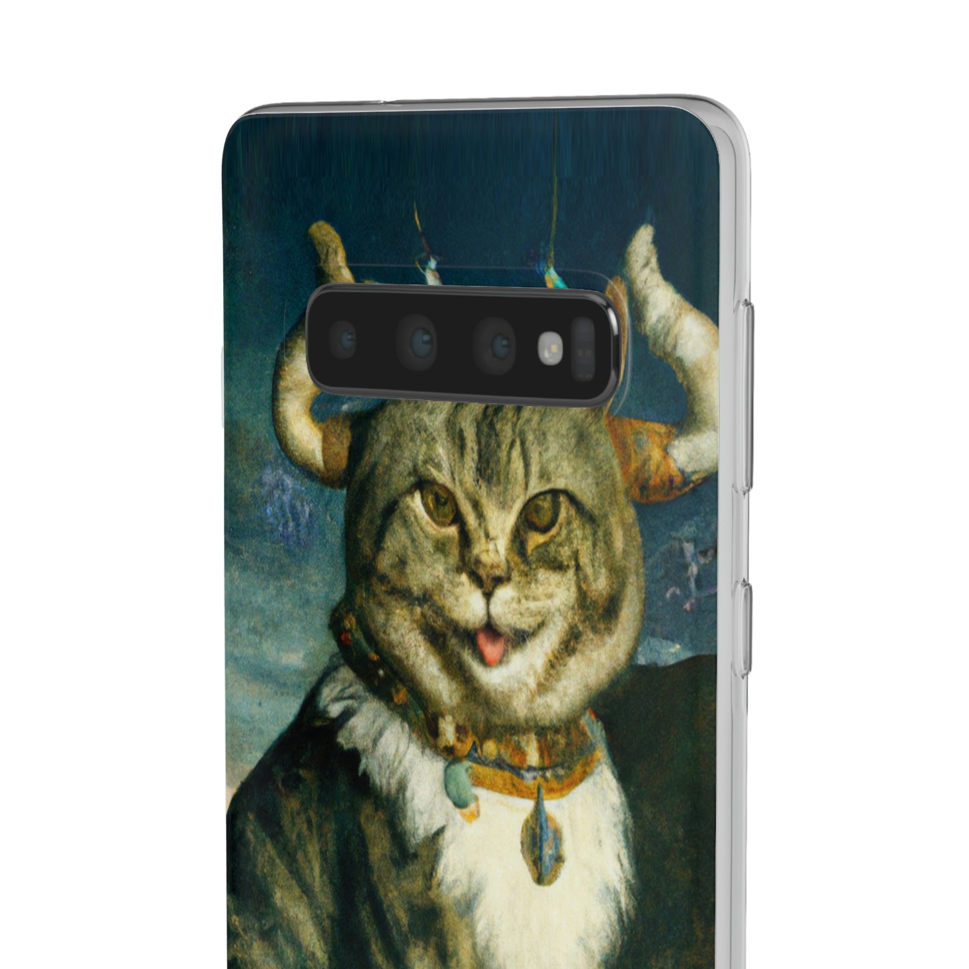 Phone Case-VICTORIAN MEOW | Flex-PhoneCaseBoss-Phone-Best-Phone-Cases