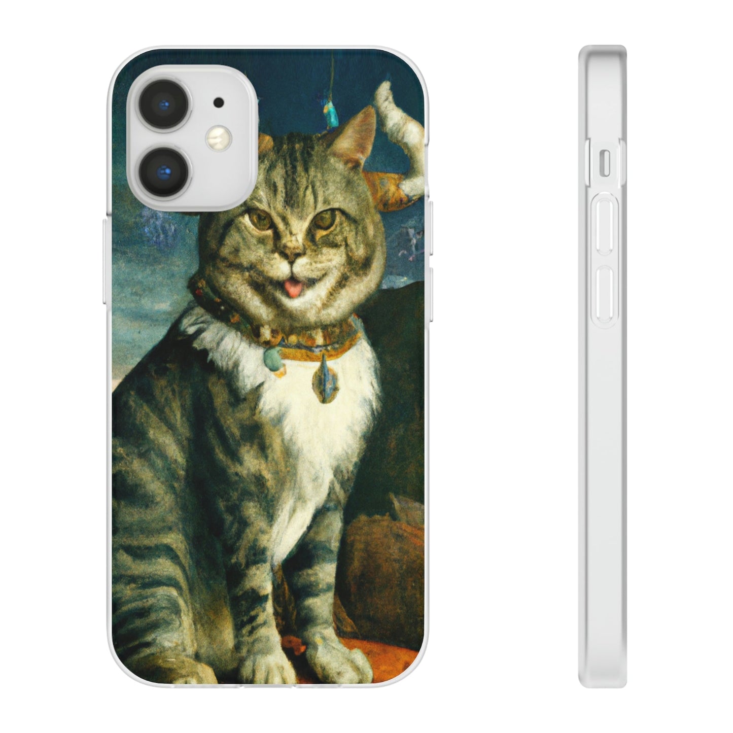 Phone Case-VICTORIAN MEOW | Flex-iPhone 12 Mini-PhoneCaseBoss-Phone-Best-Phone-Cases