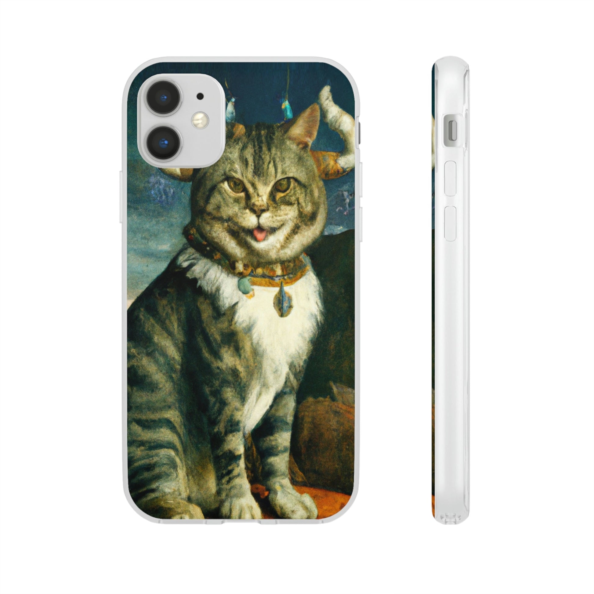 Phone Case-VICTORIAN MEOW | Flex-iPhone 11 with gift packaging-PhoneCaseBoss-Phone-Best-Phone-Cases