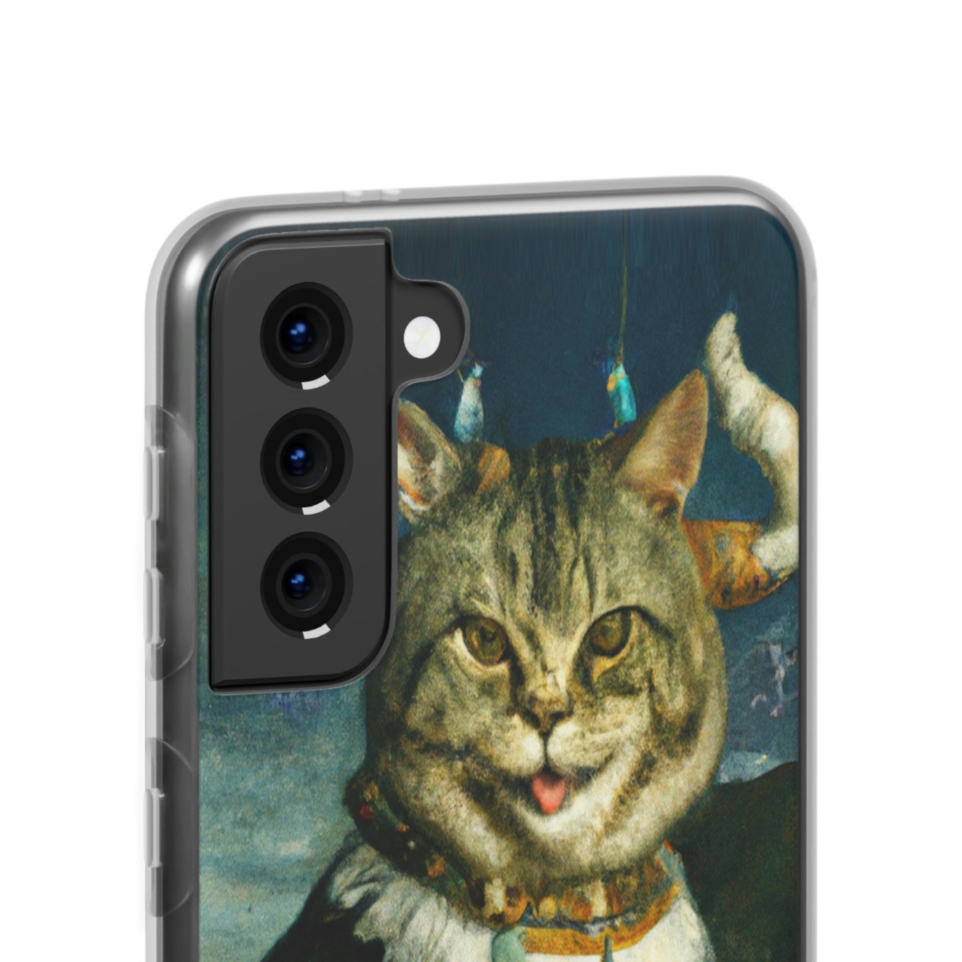 Phone Case-VICTORIAN MEOW | Flex-PhoneCaseBoss-Phone-Best-Phone-Cases