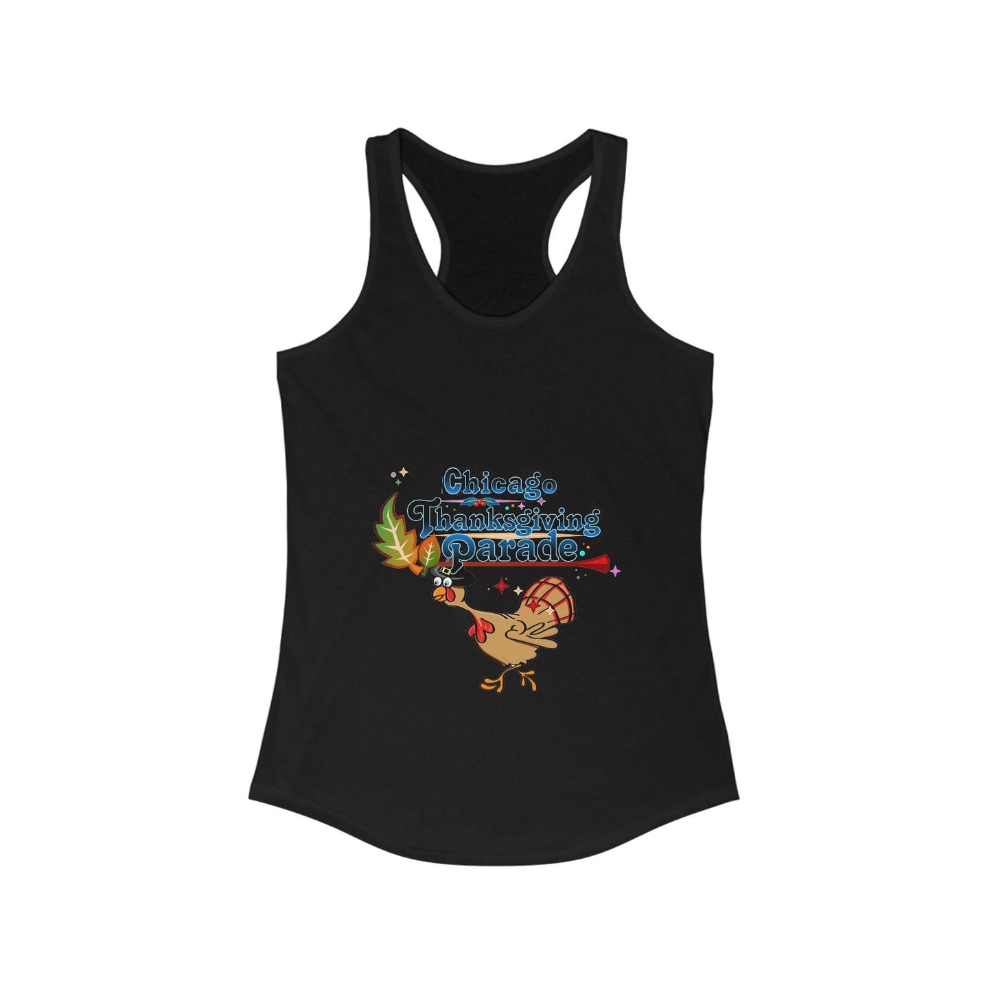 Women's Ideal Racerback Tank - Chicago Thanksgiving Parade