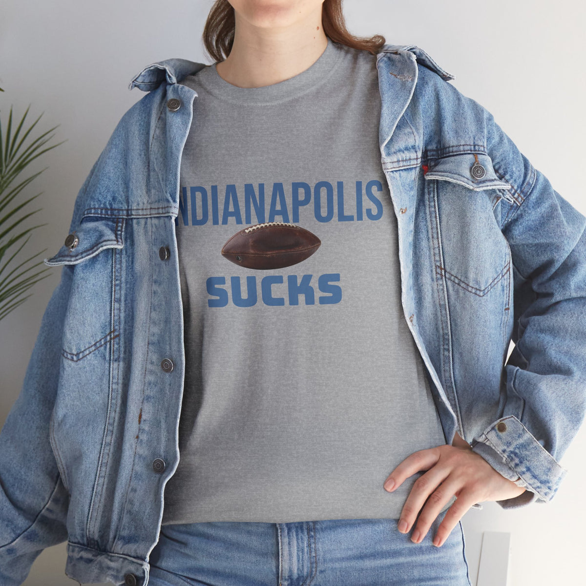 Jacksonville Sucks Football T-Shirt in Tennessee Colors