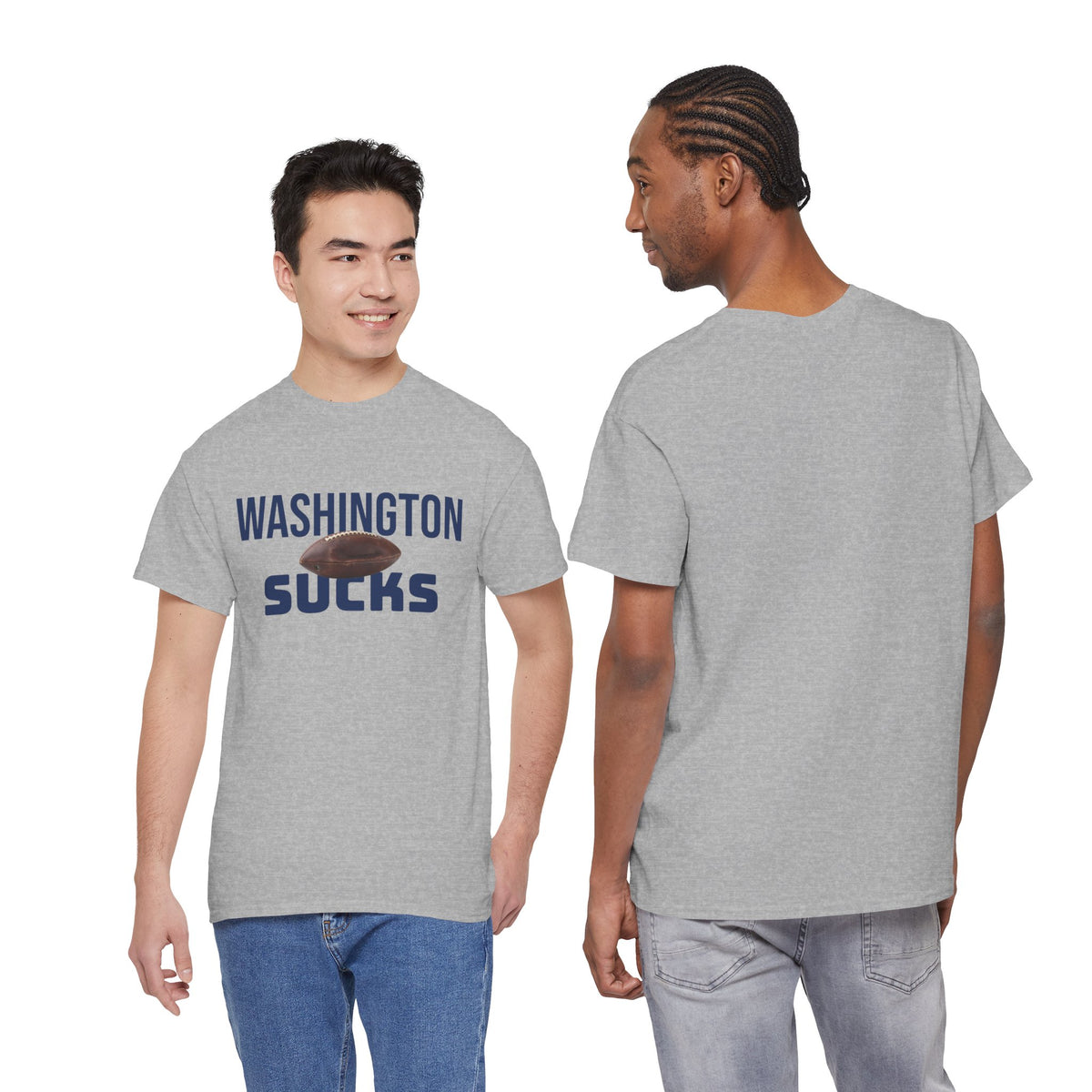 Washington Sucks Football T-Shirt in Dallas Colors - 3 Varieties